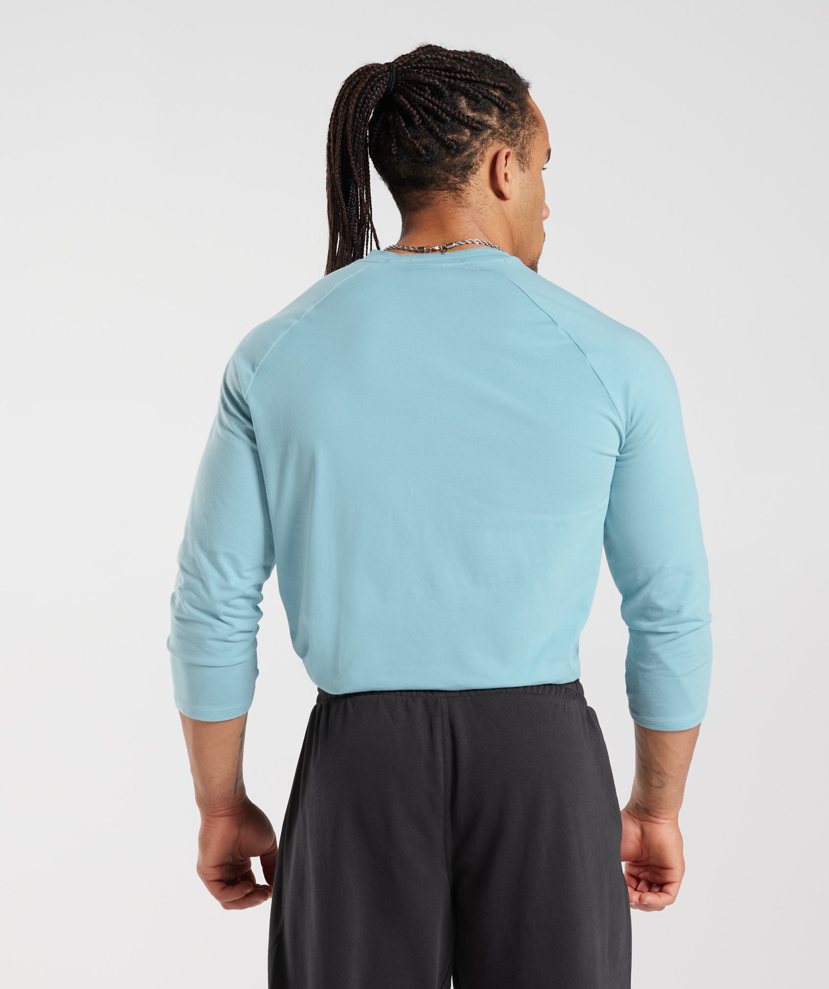Legacy Henley Top in Iceberg Blue - view 2
