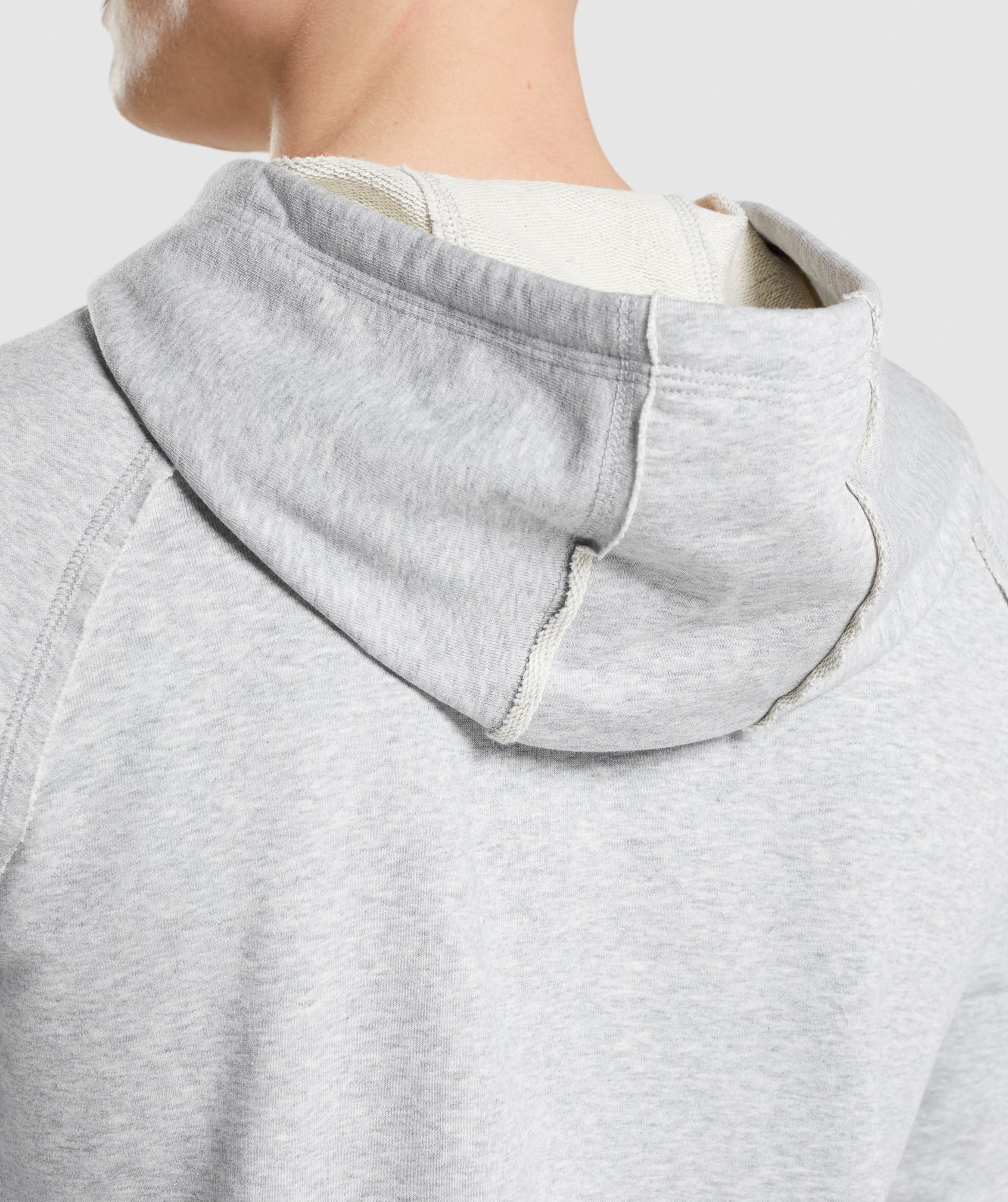 Legacy Hoodie in Light Grey Core Marl - view 5