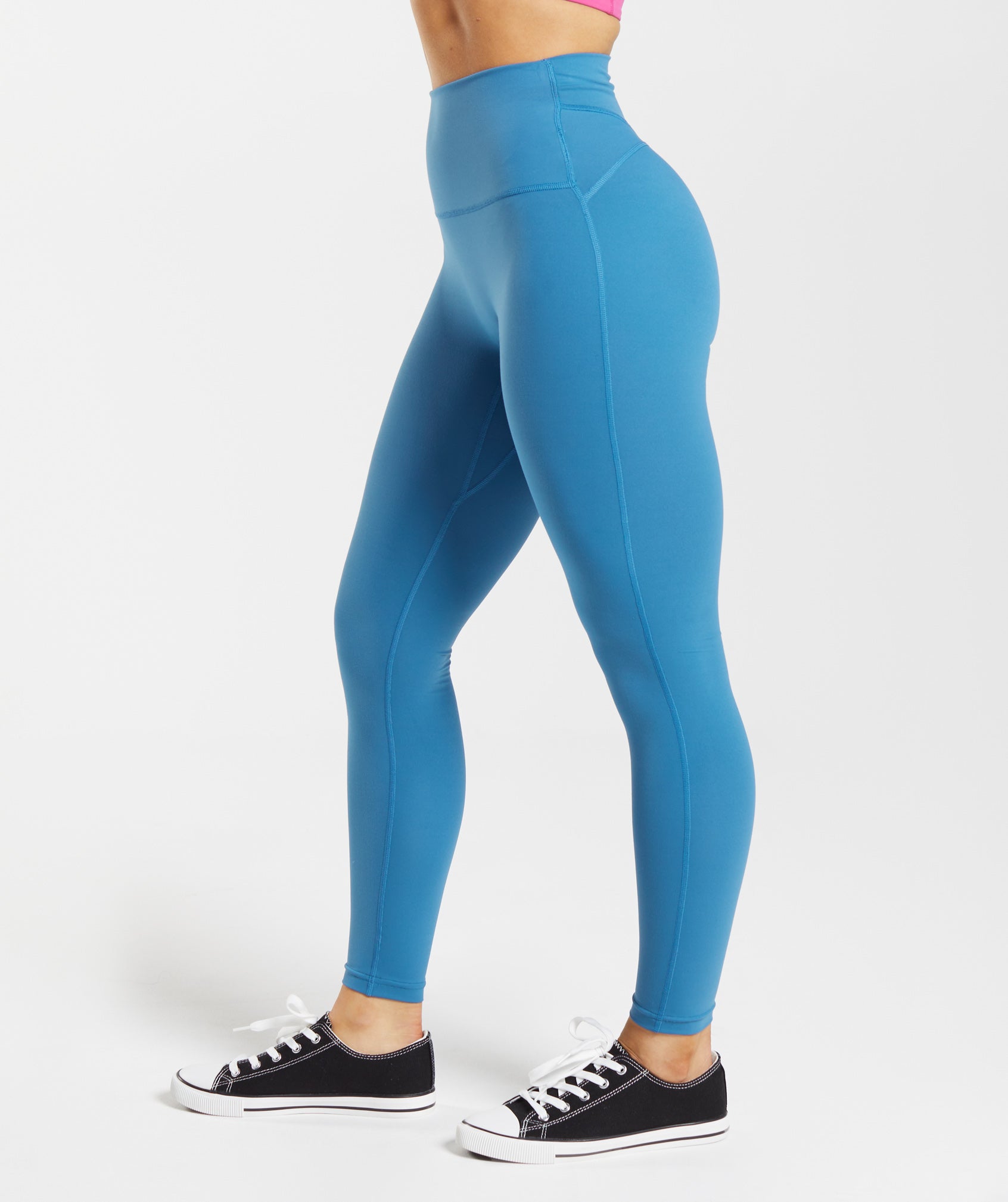 GYMSHARK Legacy Fitness XS Women Leggings Blue Stretch Activewear  Sportswear