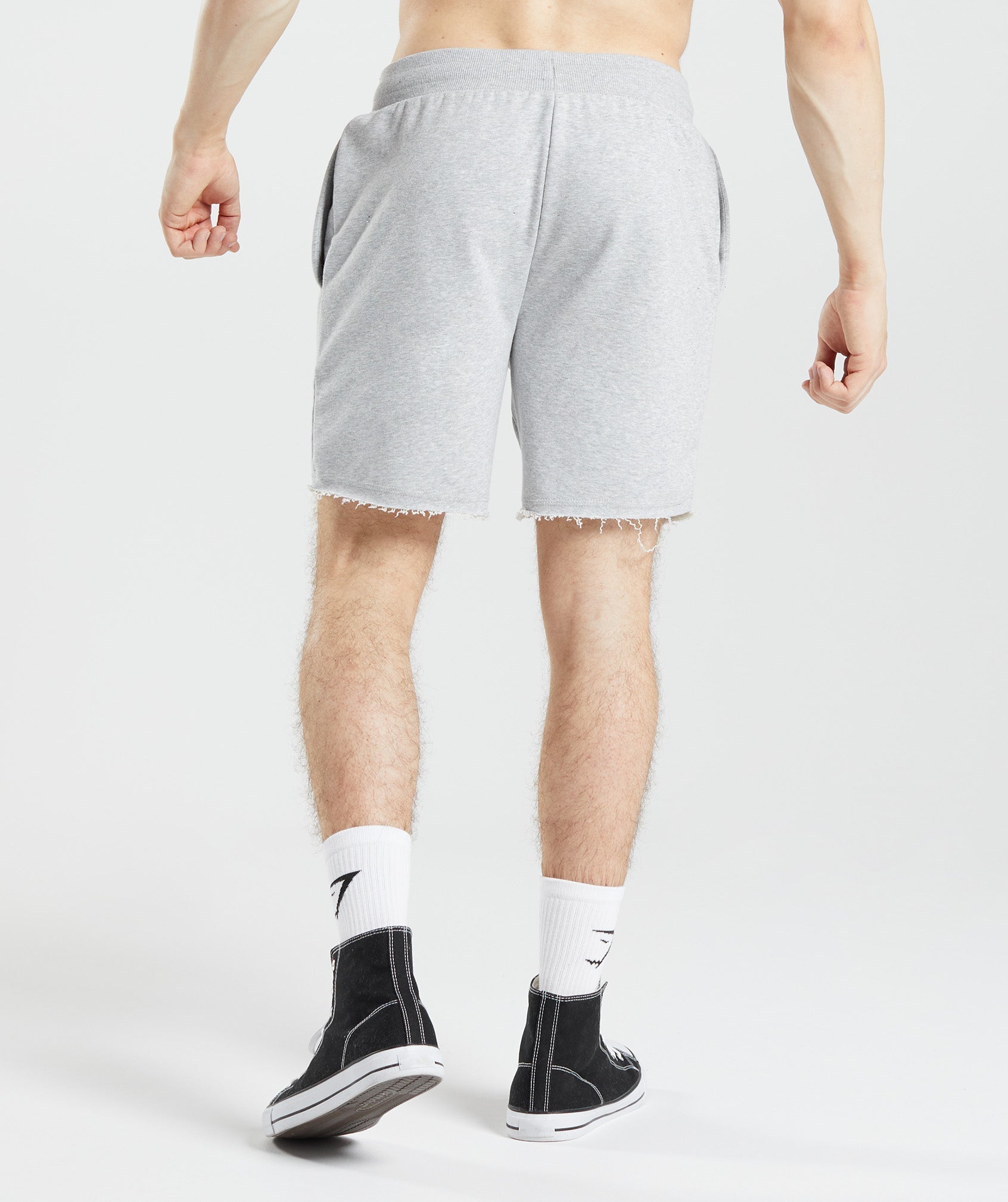 Legacy Shorts in Light Grey Core Marl - view 2