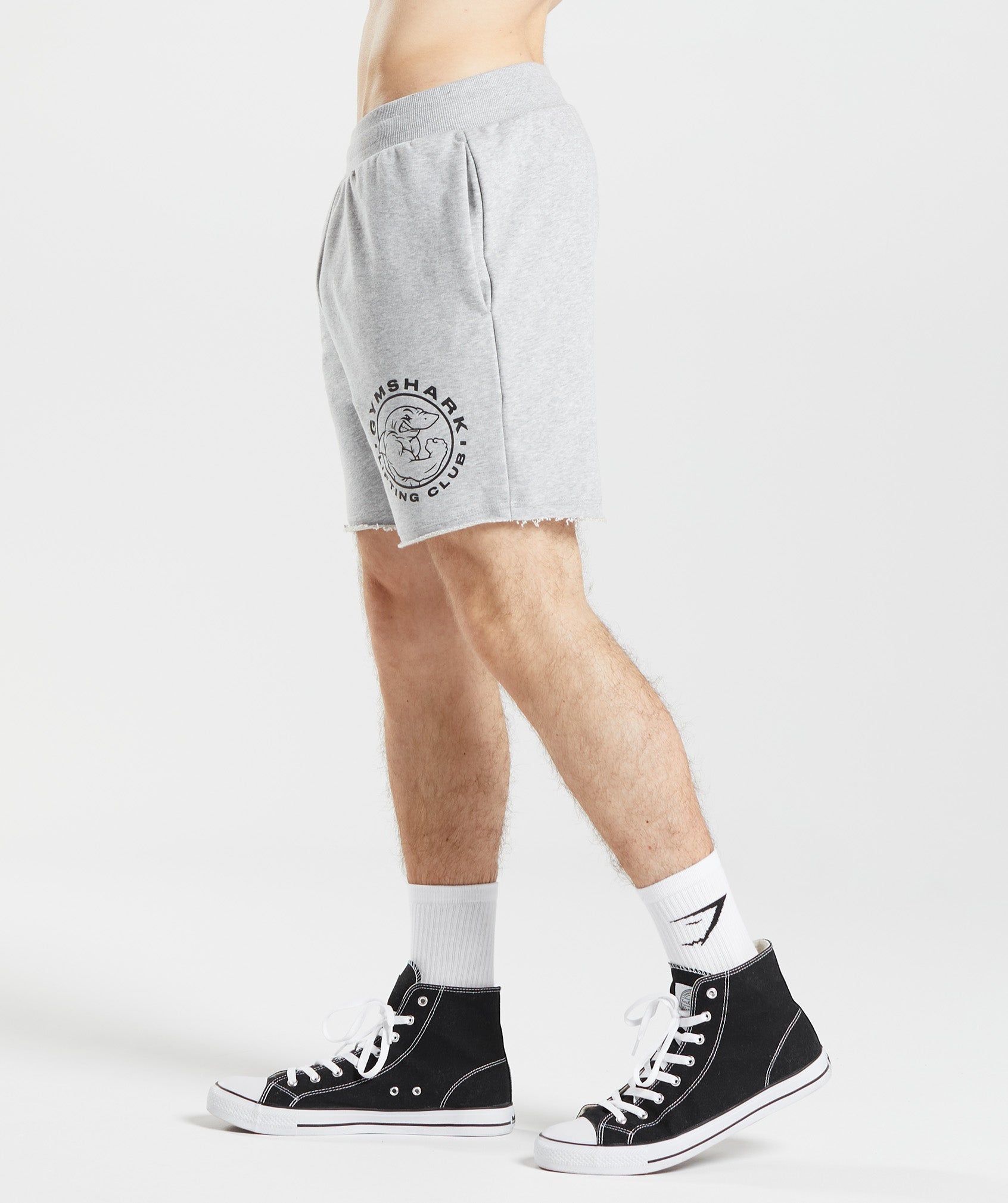 Legacy Shorts in Light Grey Core Marl - view 3