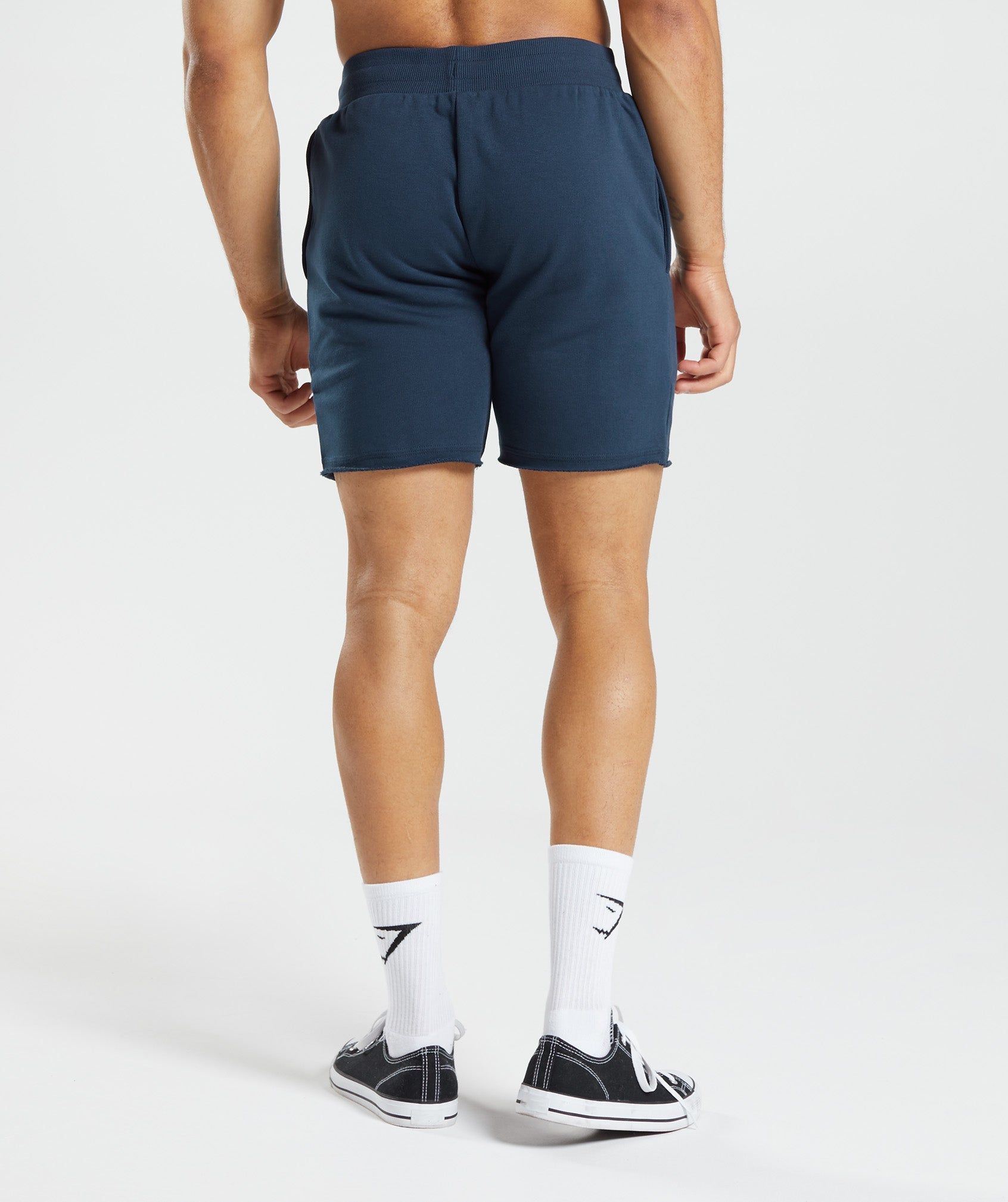 Gymshark Legacy Graphic Shorts - Navy