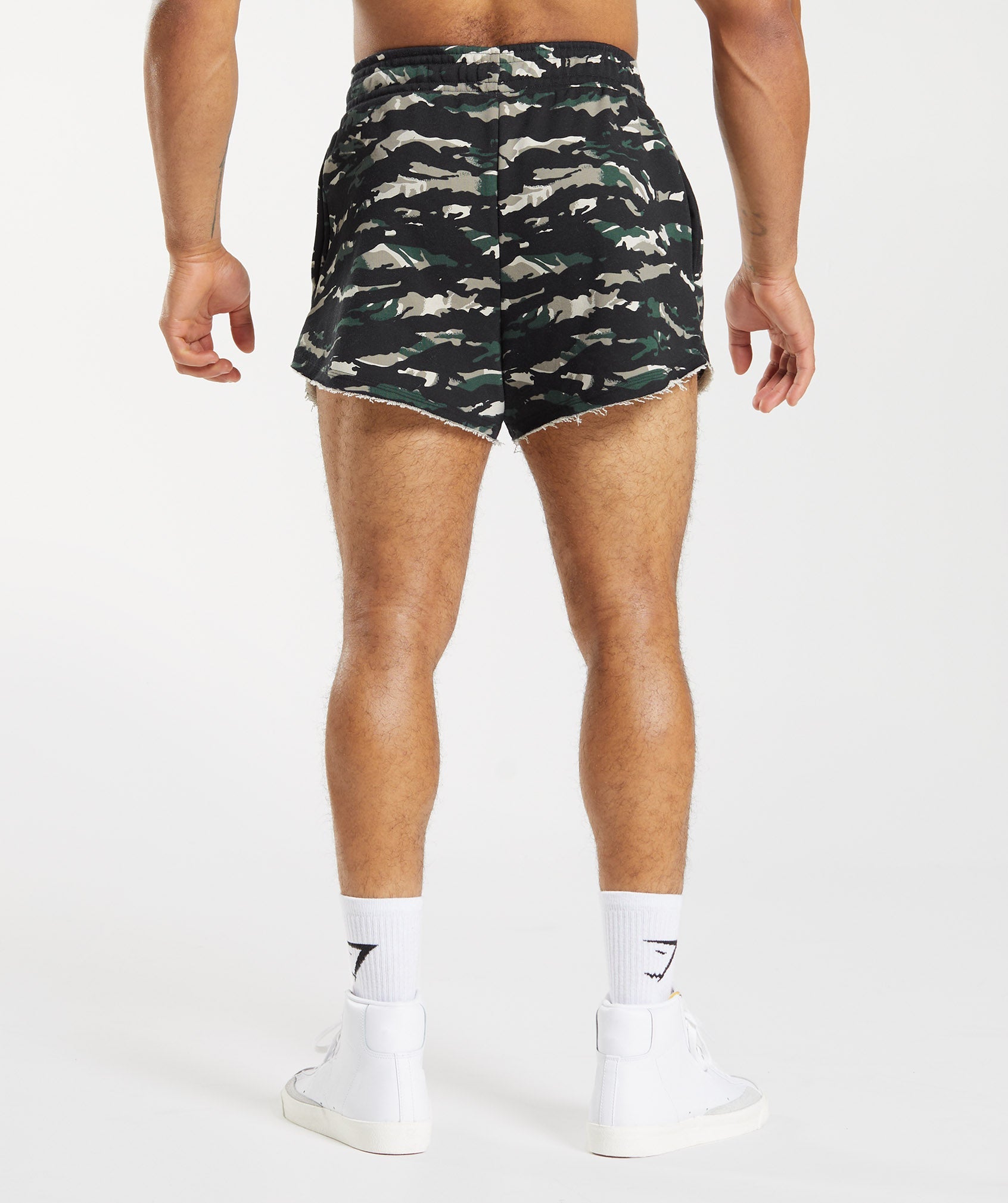 Gymshark Running 2 In 1 Shorts - Iris Green/Light Olive Green