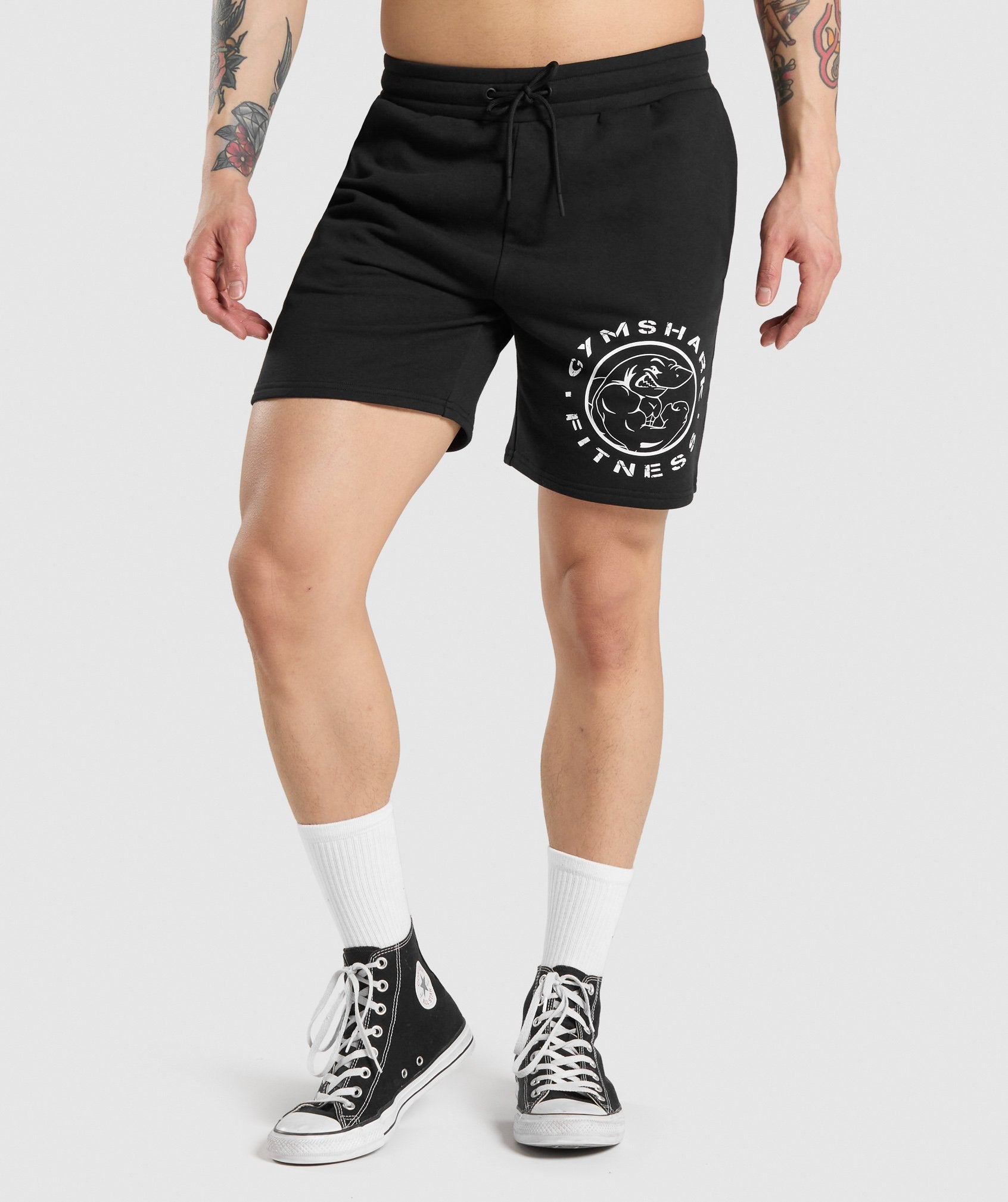 Legacy Shorts in Black/White - view 1