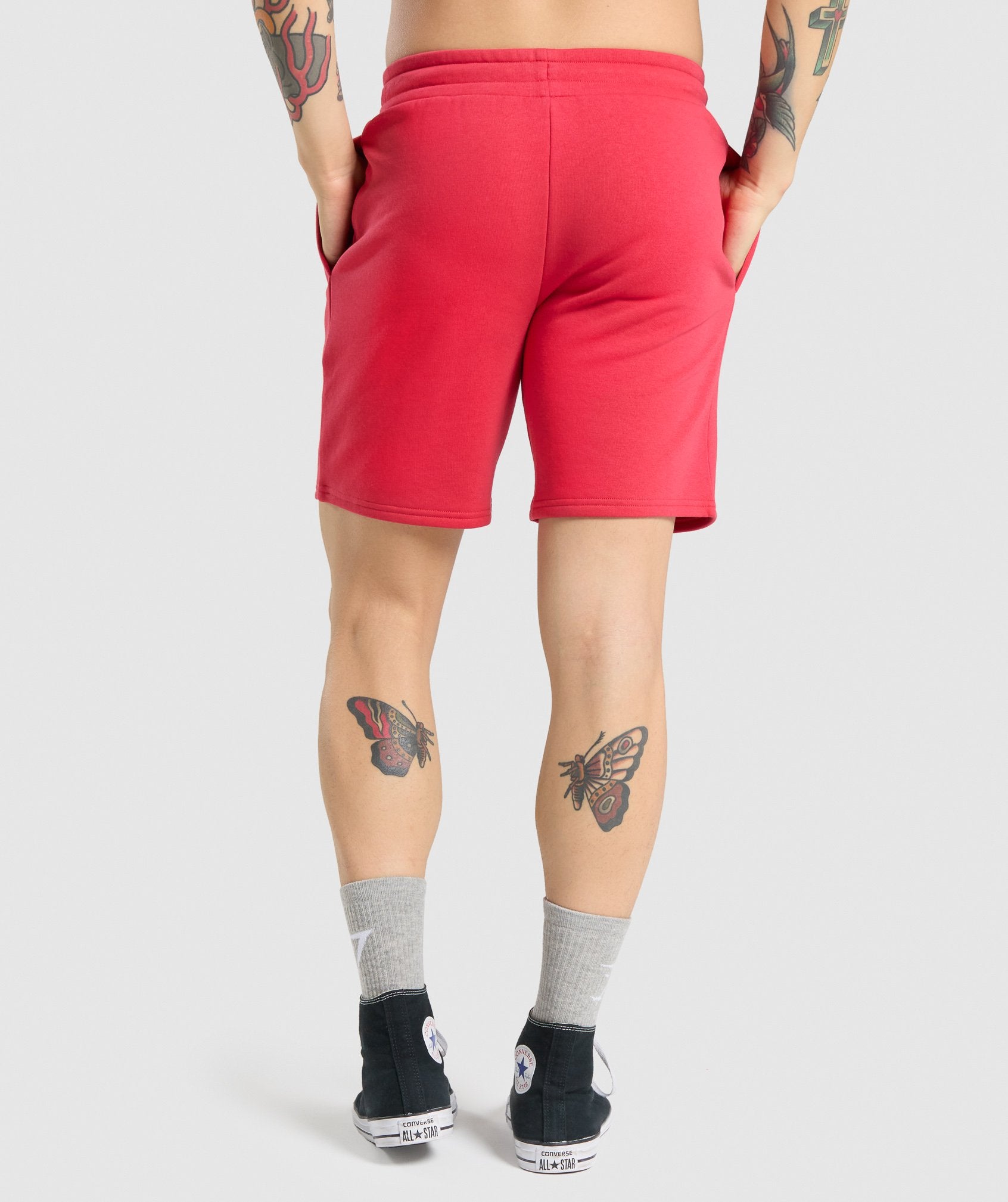 Legacy Shorts in Red - view 3