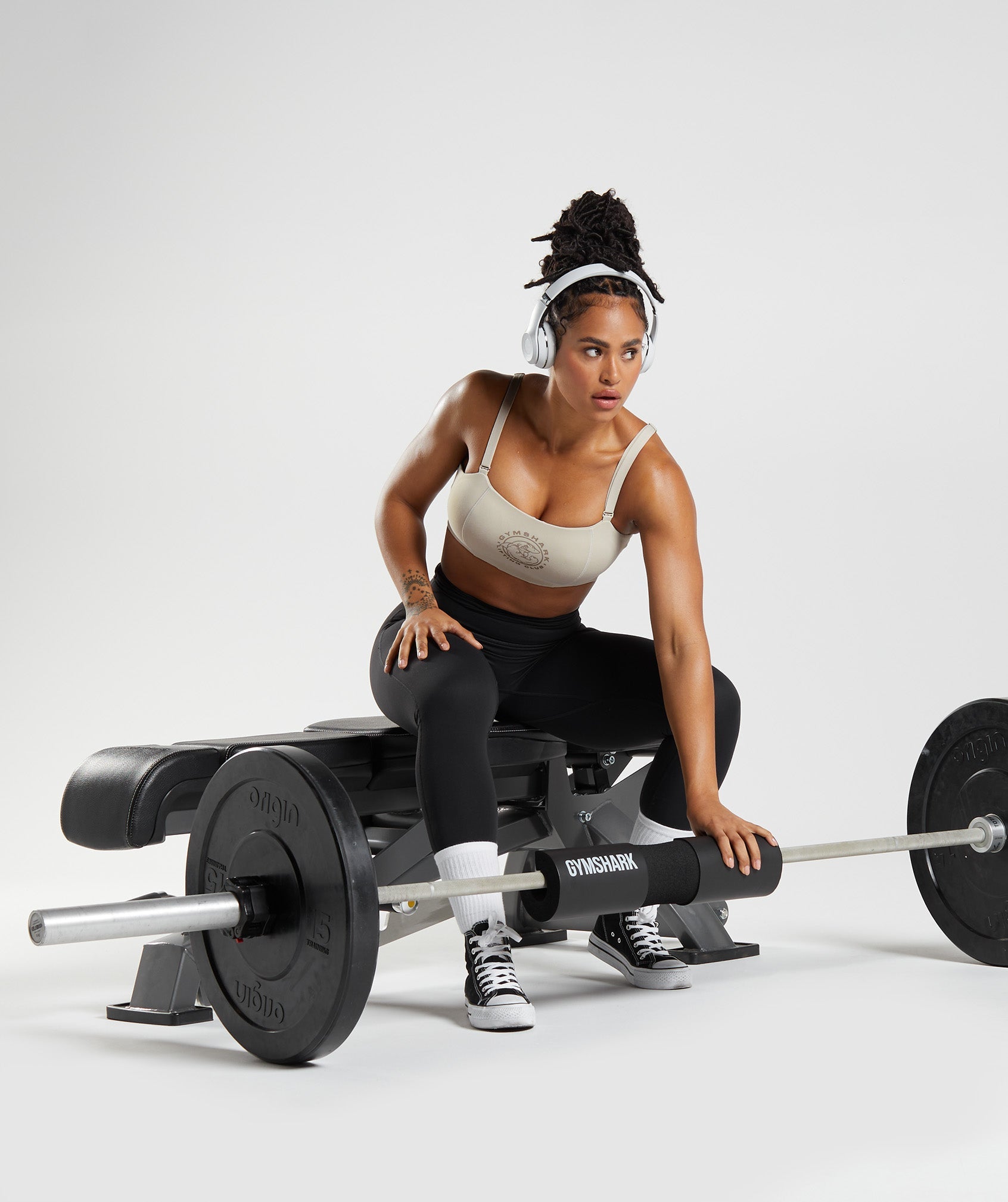 Gymshark Legacy Sports Bra - Pebble Grey