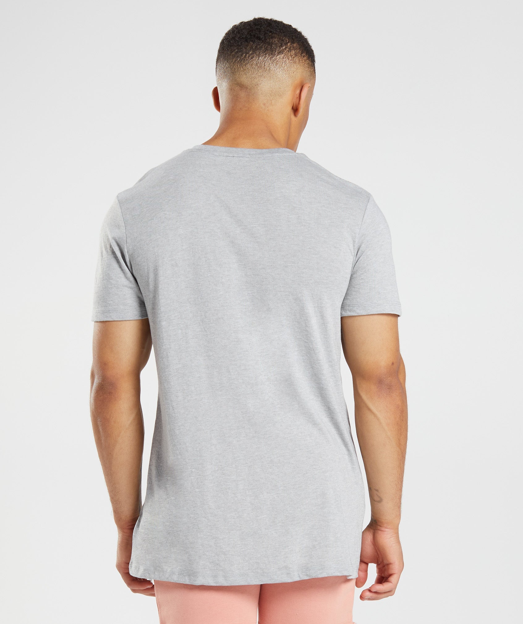 Gymshark Legacy T-Shirt - Light Grey Core Marl