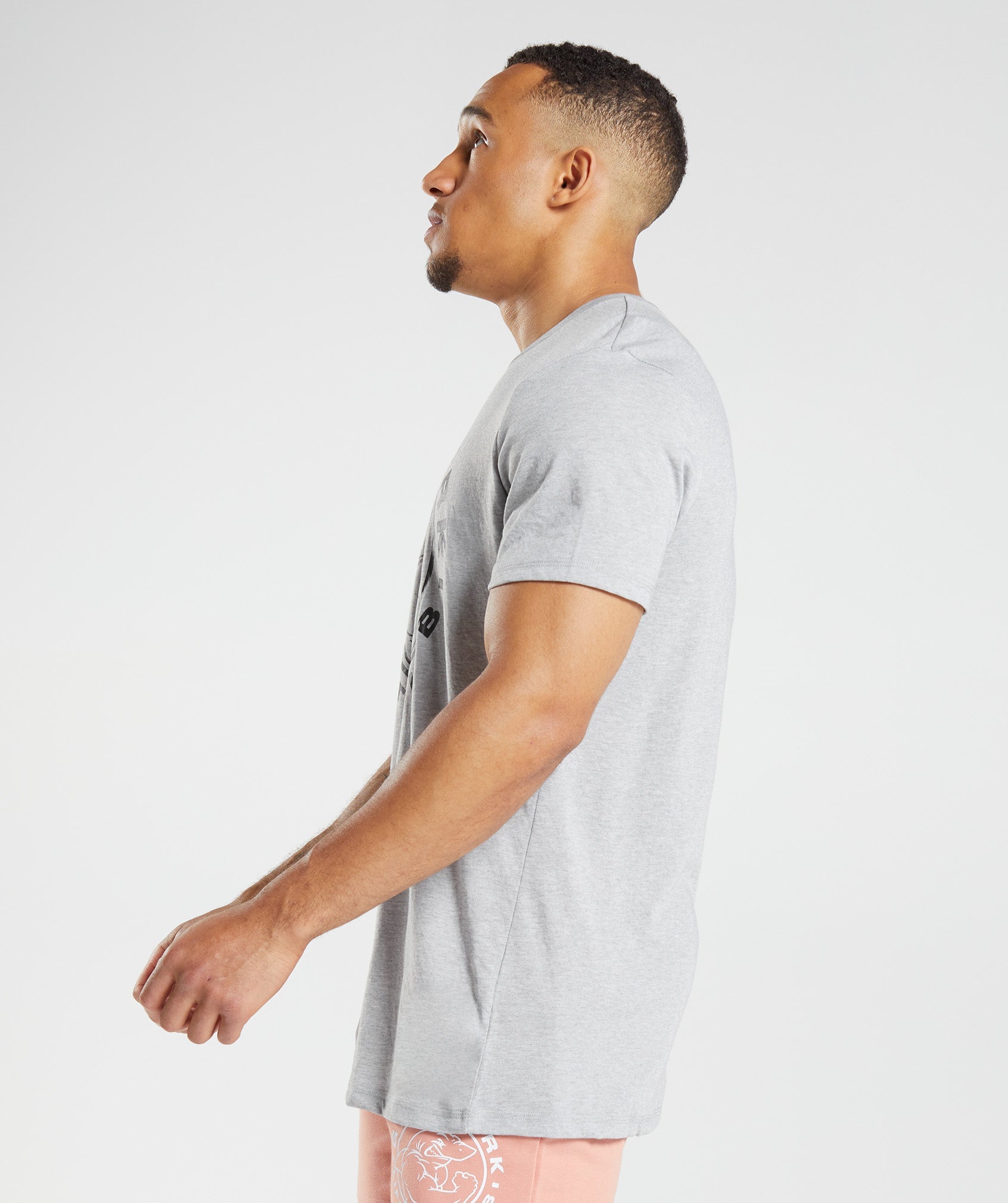 Legacy T-Shirt in Light Grey Core Marl - view 3