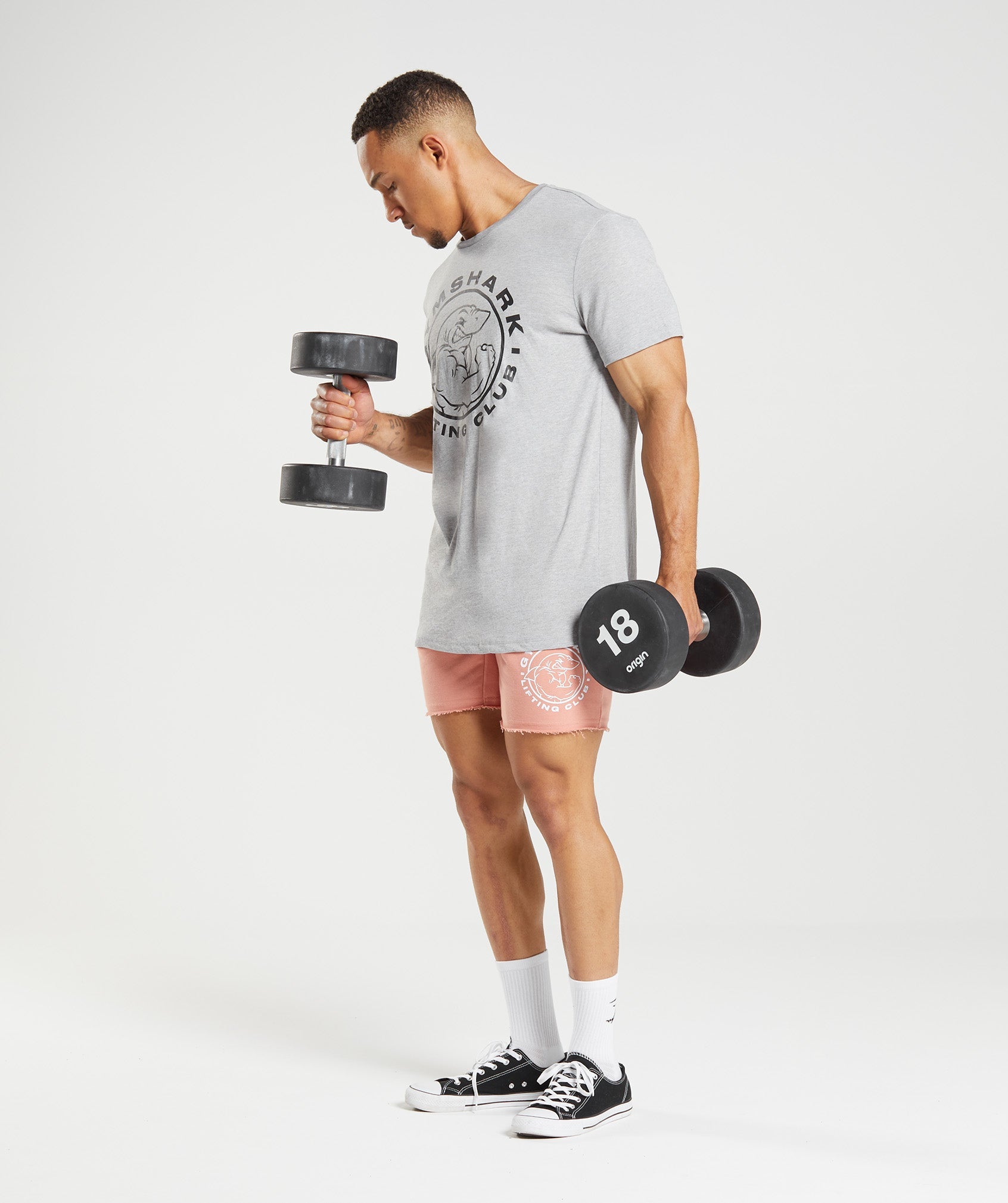 Legacy T-Shirt in Light Grey Core Marl - view 4