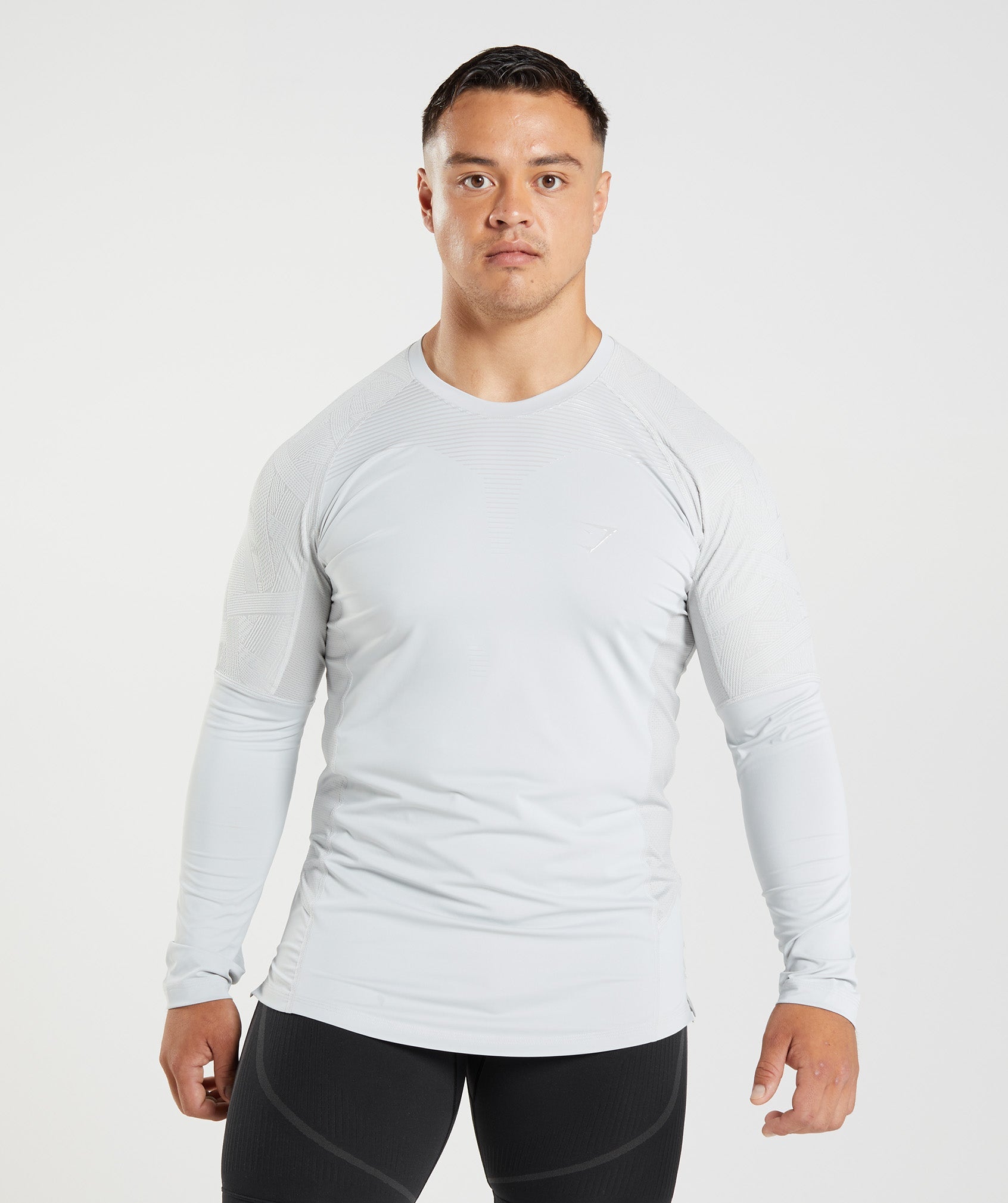 315 Long Sleeve T-Shirt in Light Grey - view 1