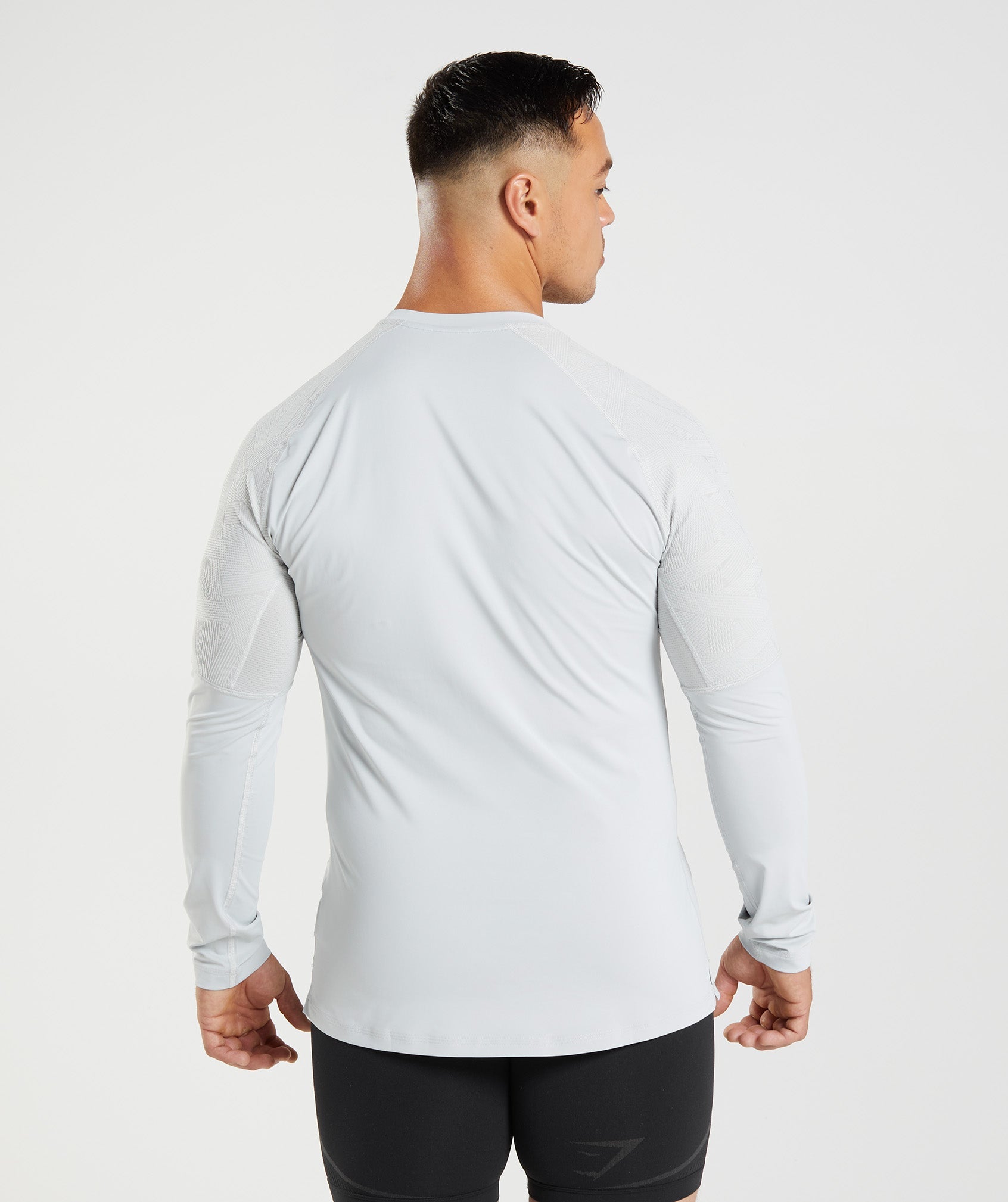 315 Long Sleeve T-Shirt in Light Grey - view 2