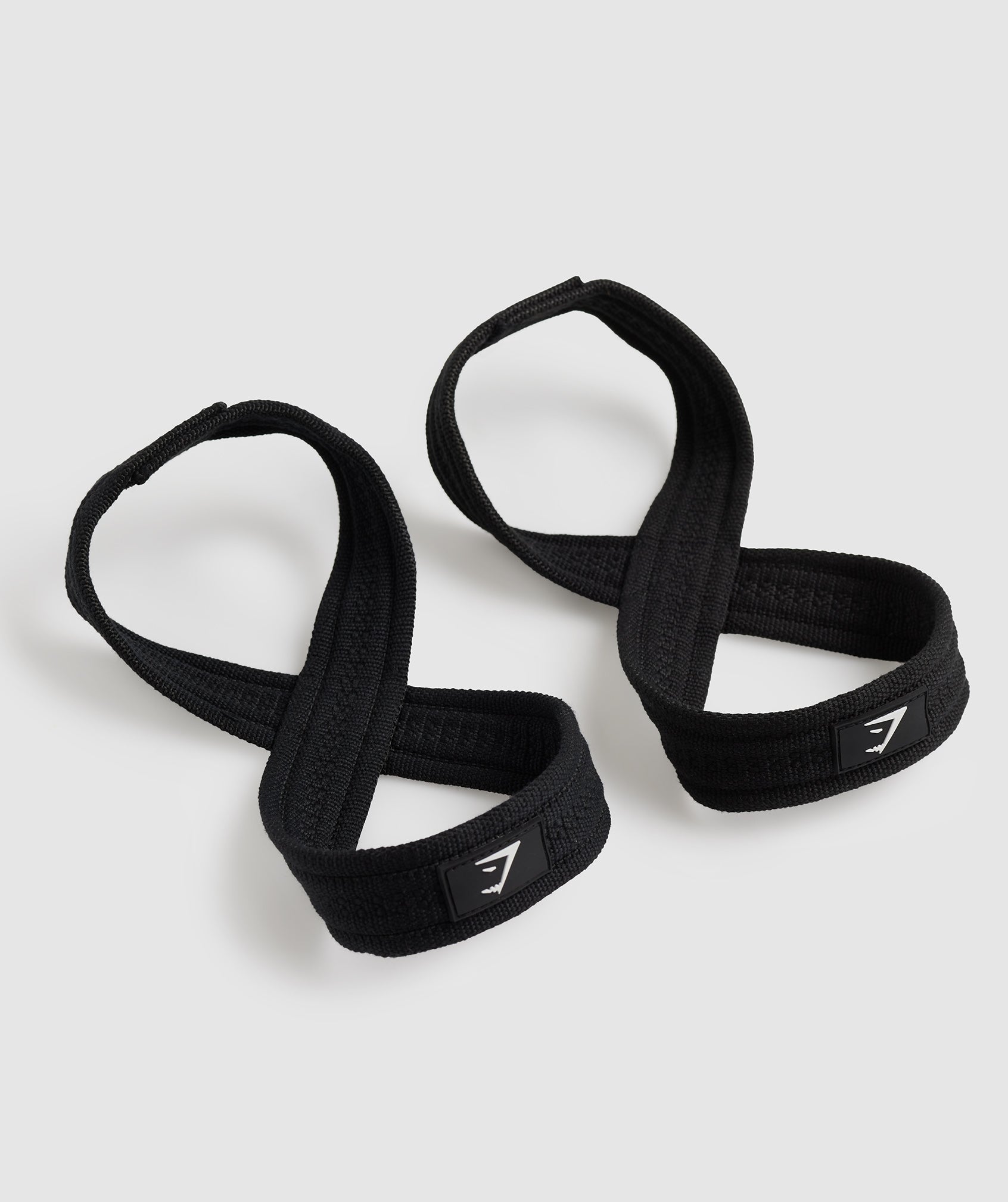 Gymshark Silicone Grip Lifting Straps - Black