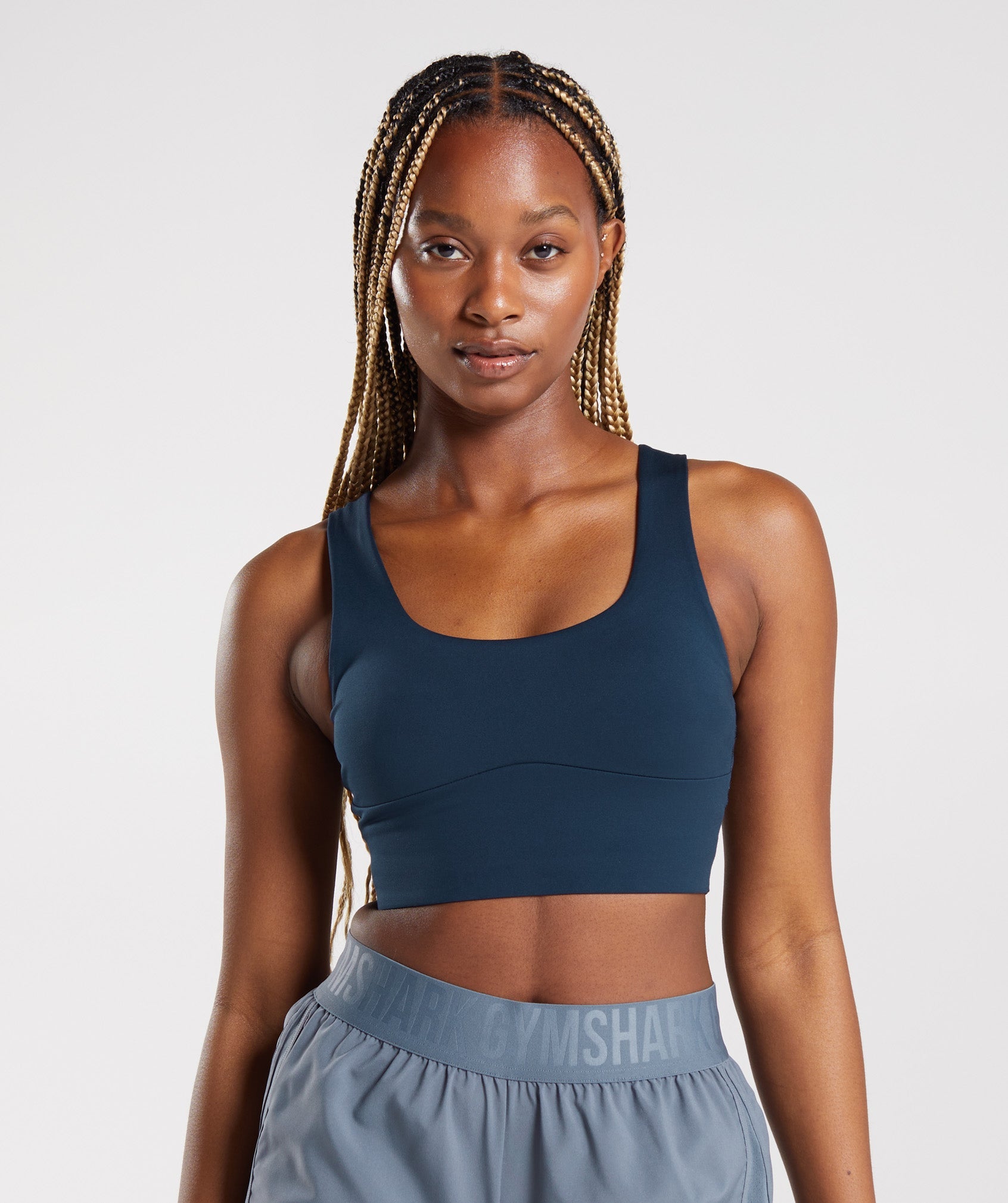 Gymshark Longline Sports Bra - Black  Black sports bra, Sports bra, Medium  support sports bra