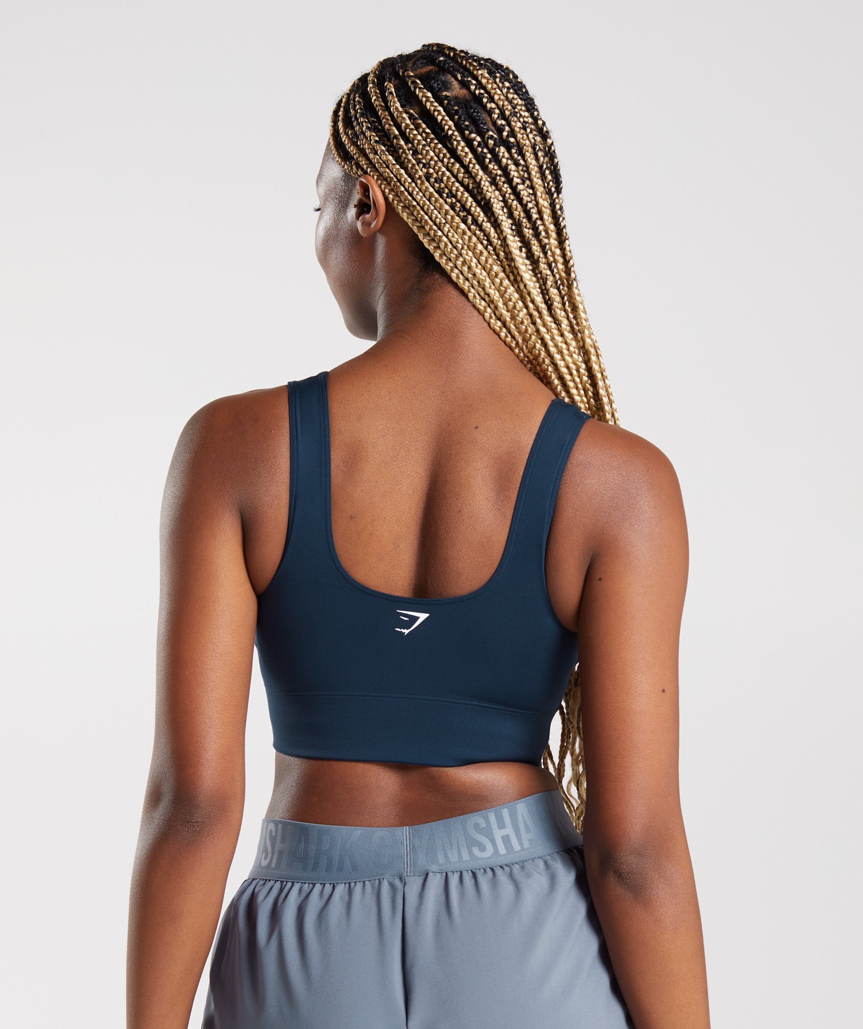 Get in Line Navy Sports Bra – 9two5fit