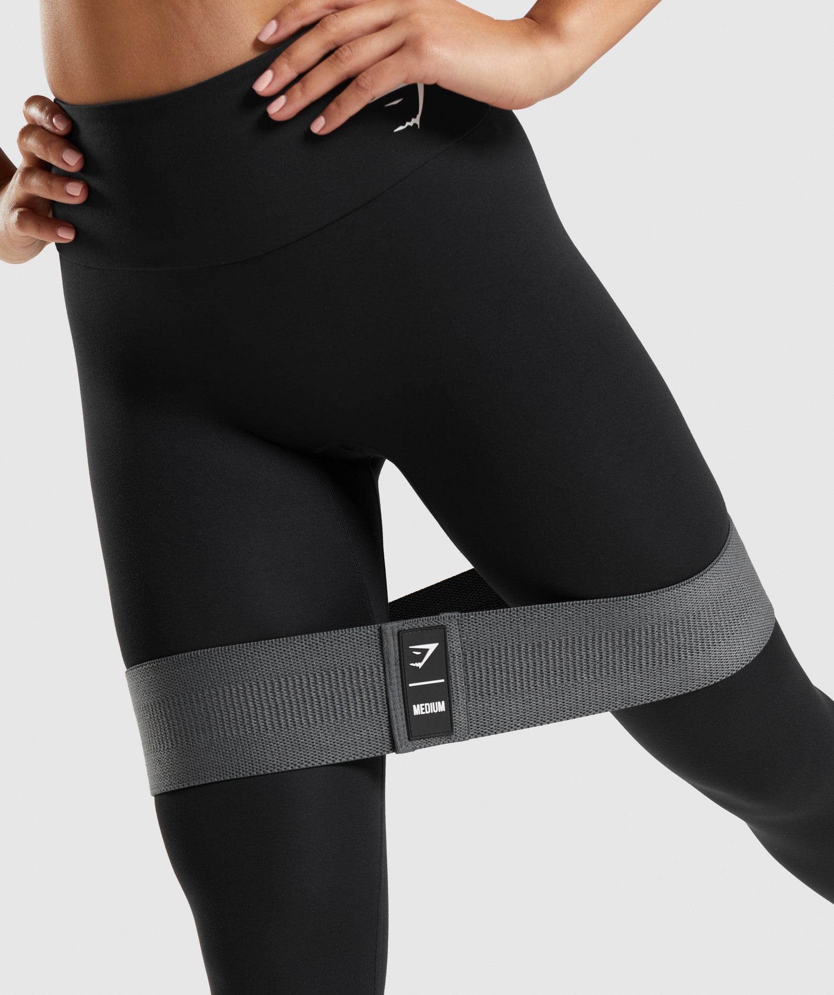 Medium Glute Band in Charcoal Grey - view 3