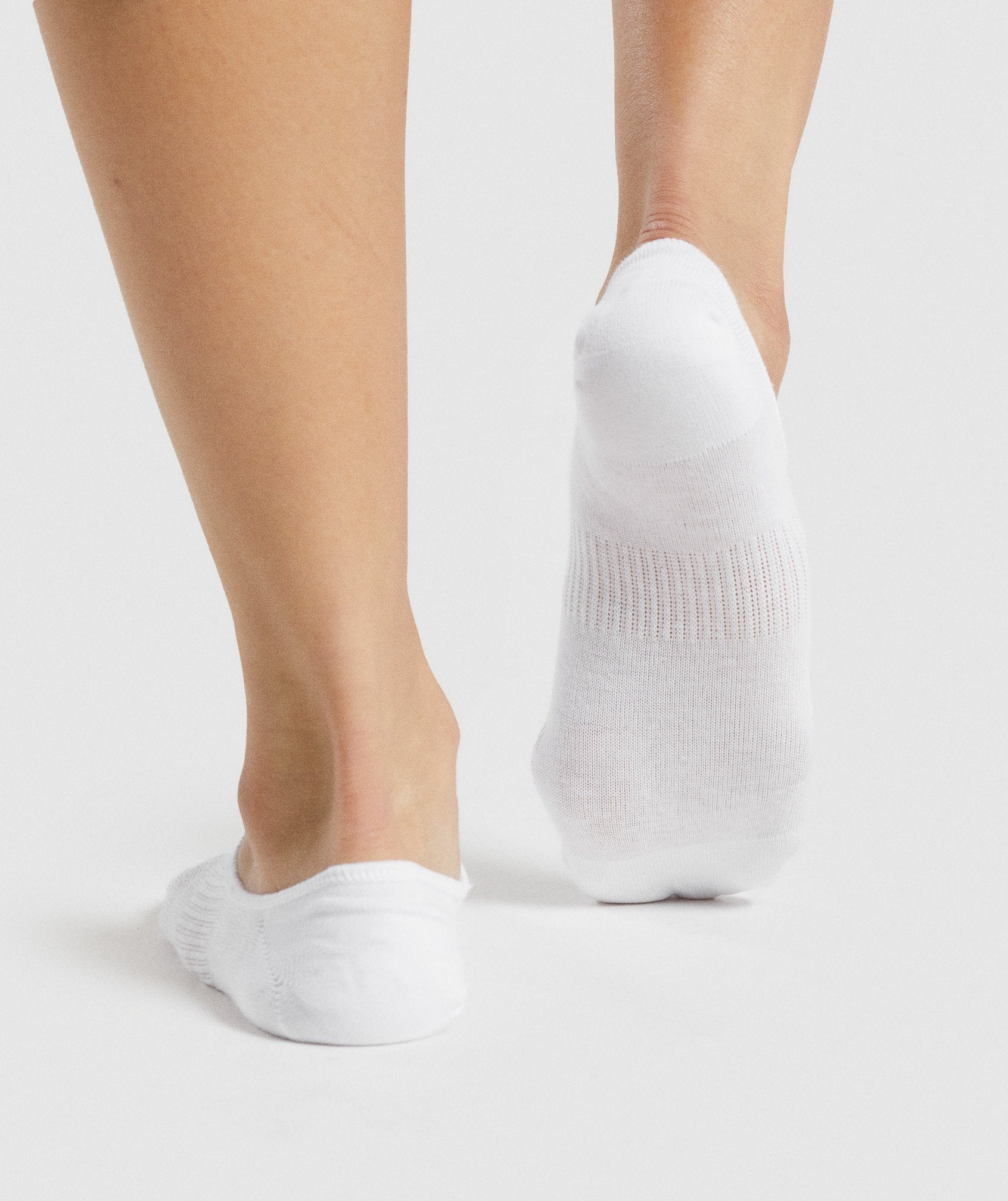 No Show Socks 3pk in White - view 7