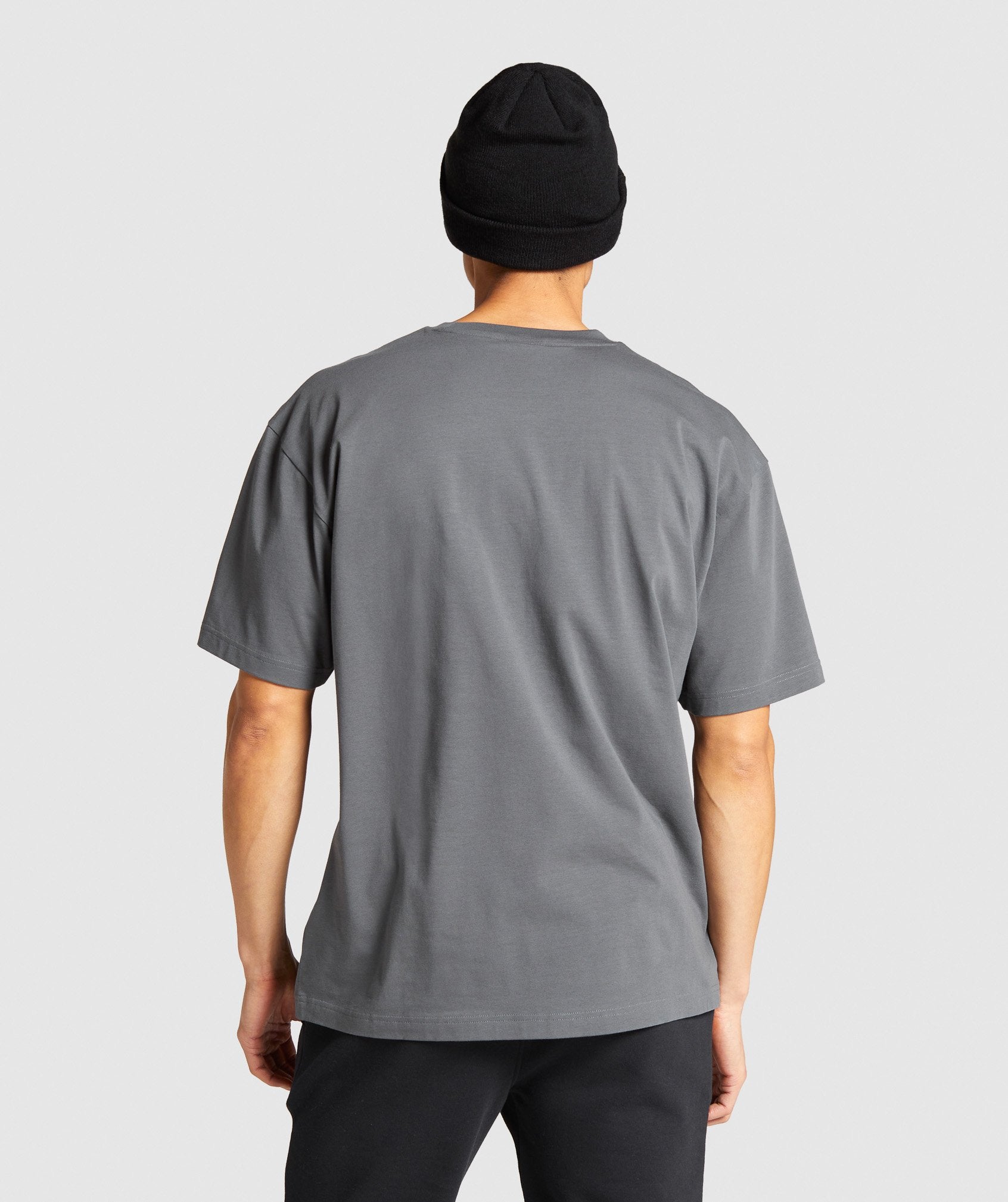Essential Oversized T-Shirt in Charcoal - view 2