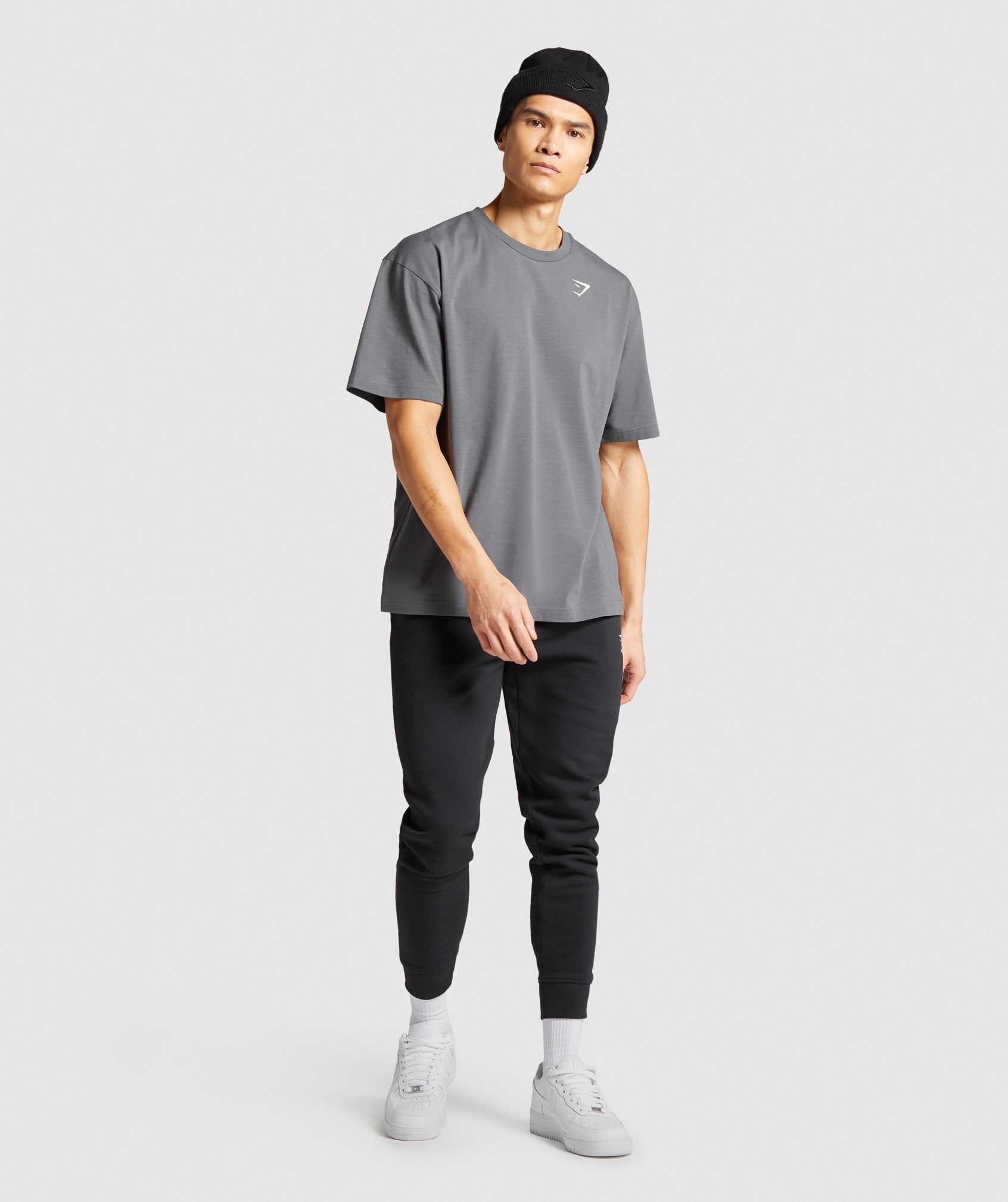 Essential Oversized T-Shirt in Charcoal - view 4