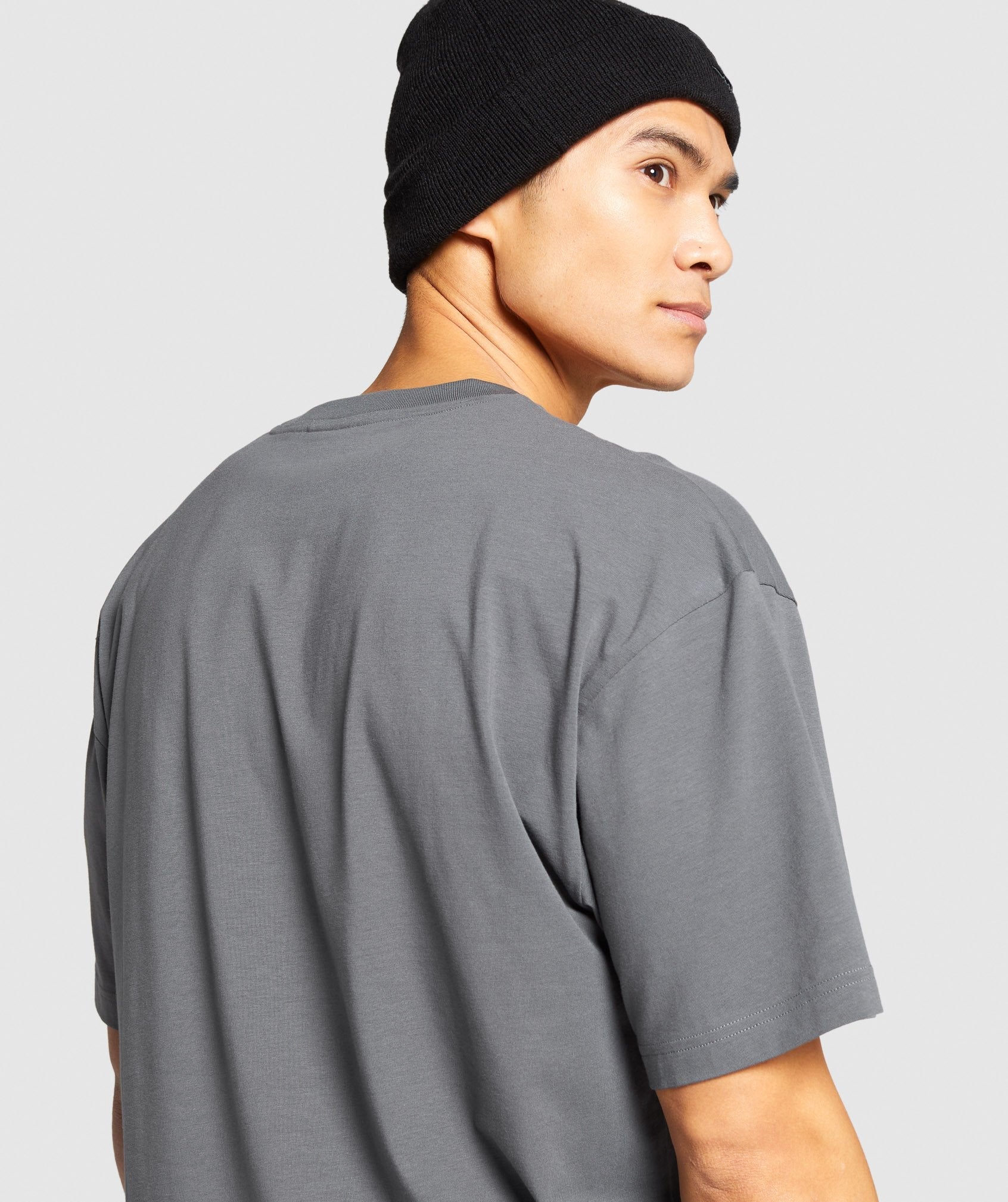 Essential Oversized T-Shirt in Charcoal - view 6