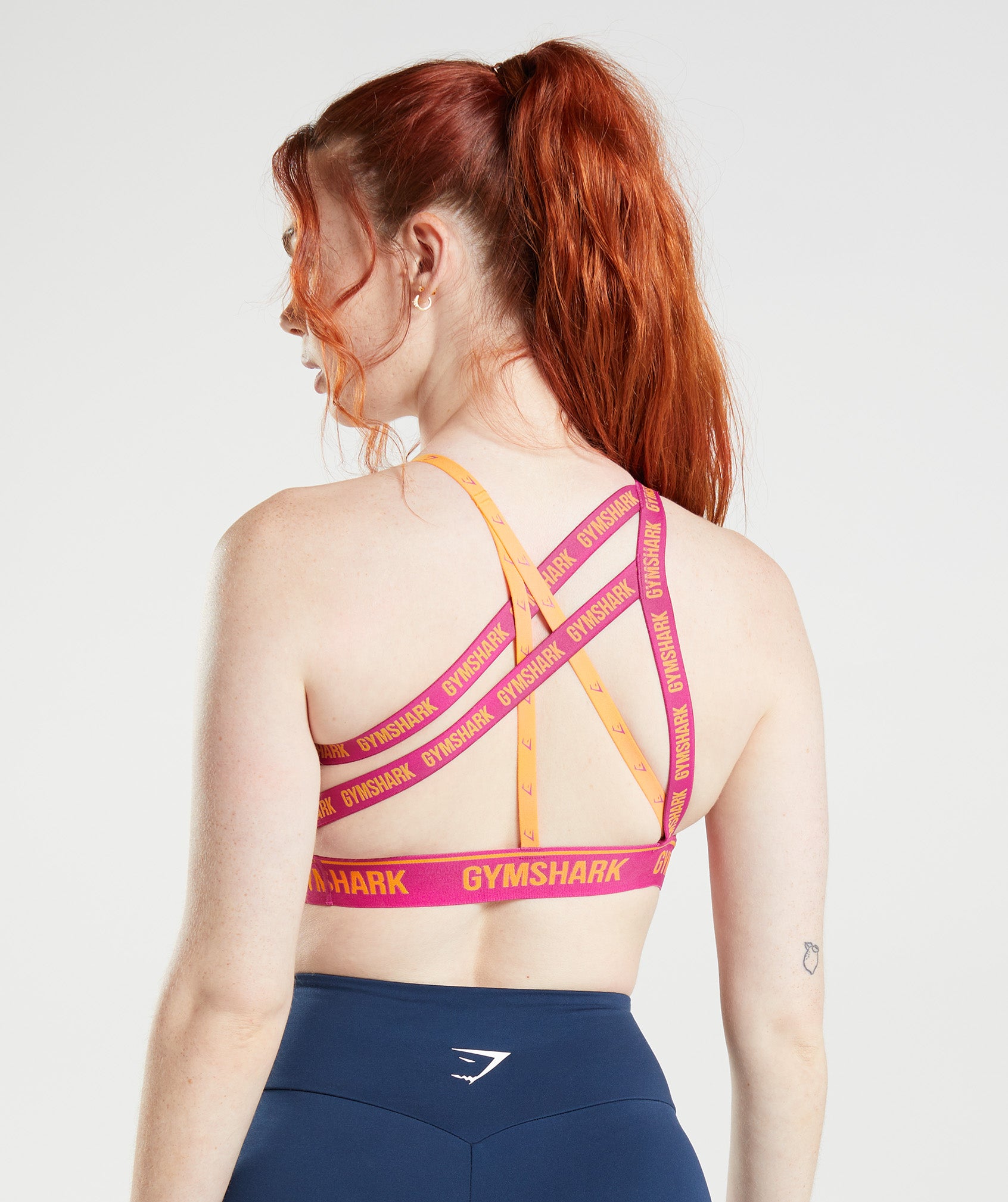 Gymshark Ruched Sports Bra Pink - $24 (20% Off Retail) - From Audrey