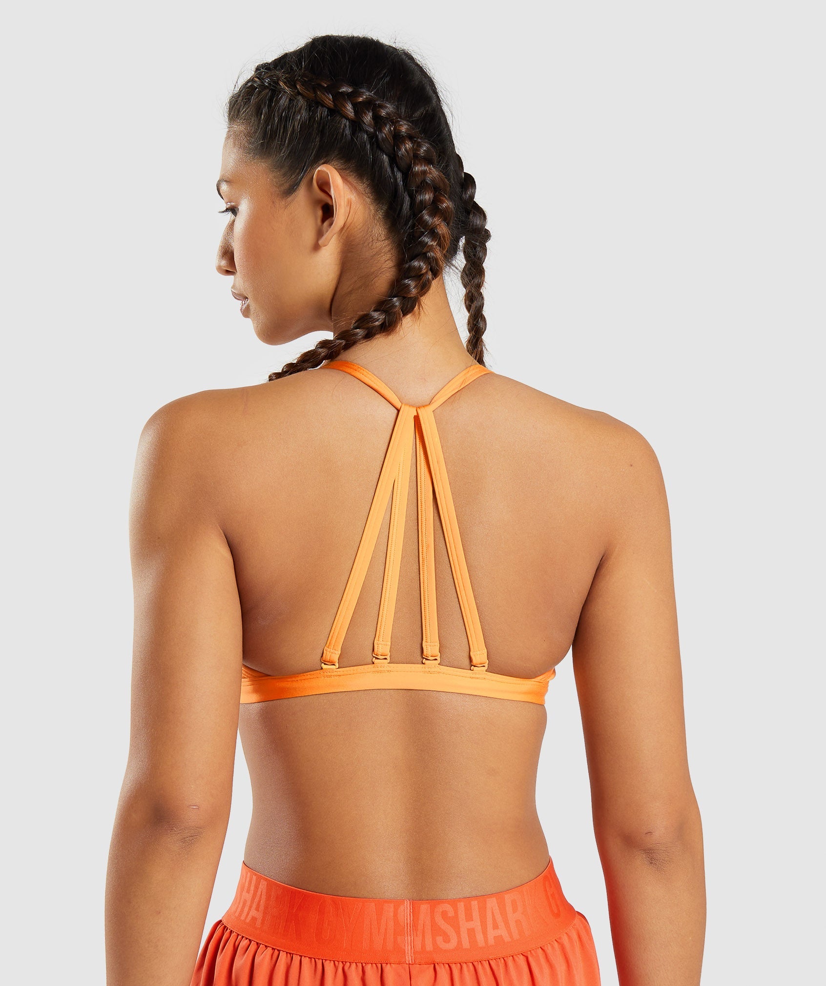 Buy Myprotein Women's Medium Zip Front Sports Bra - Orange Marl