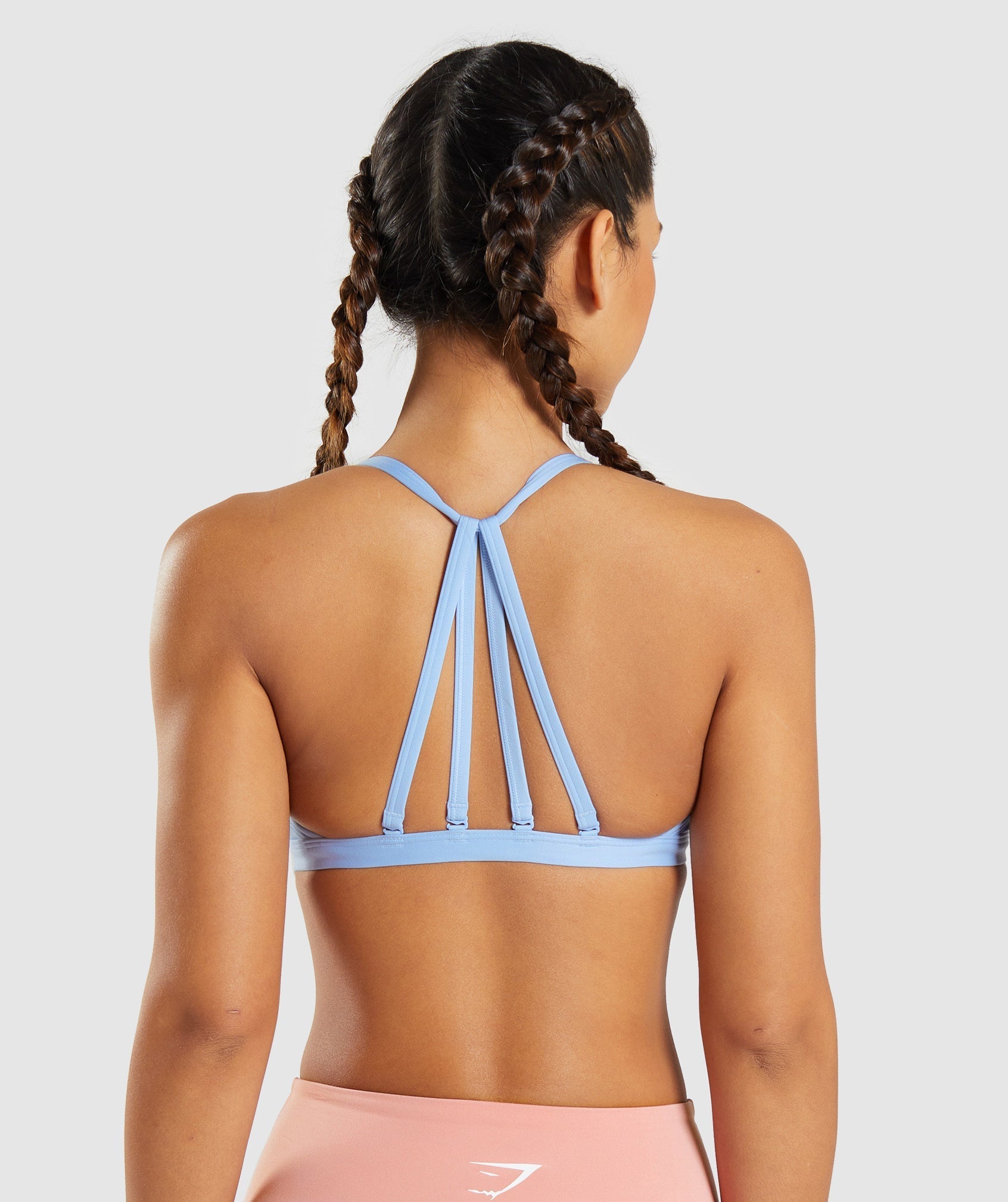 Minimal Sports Bra in Moonstone Blue - view 3