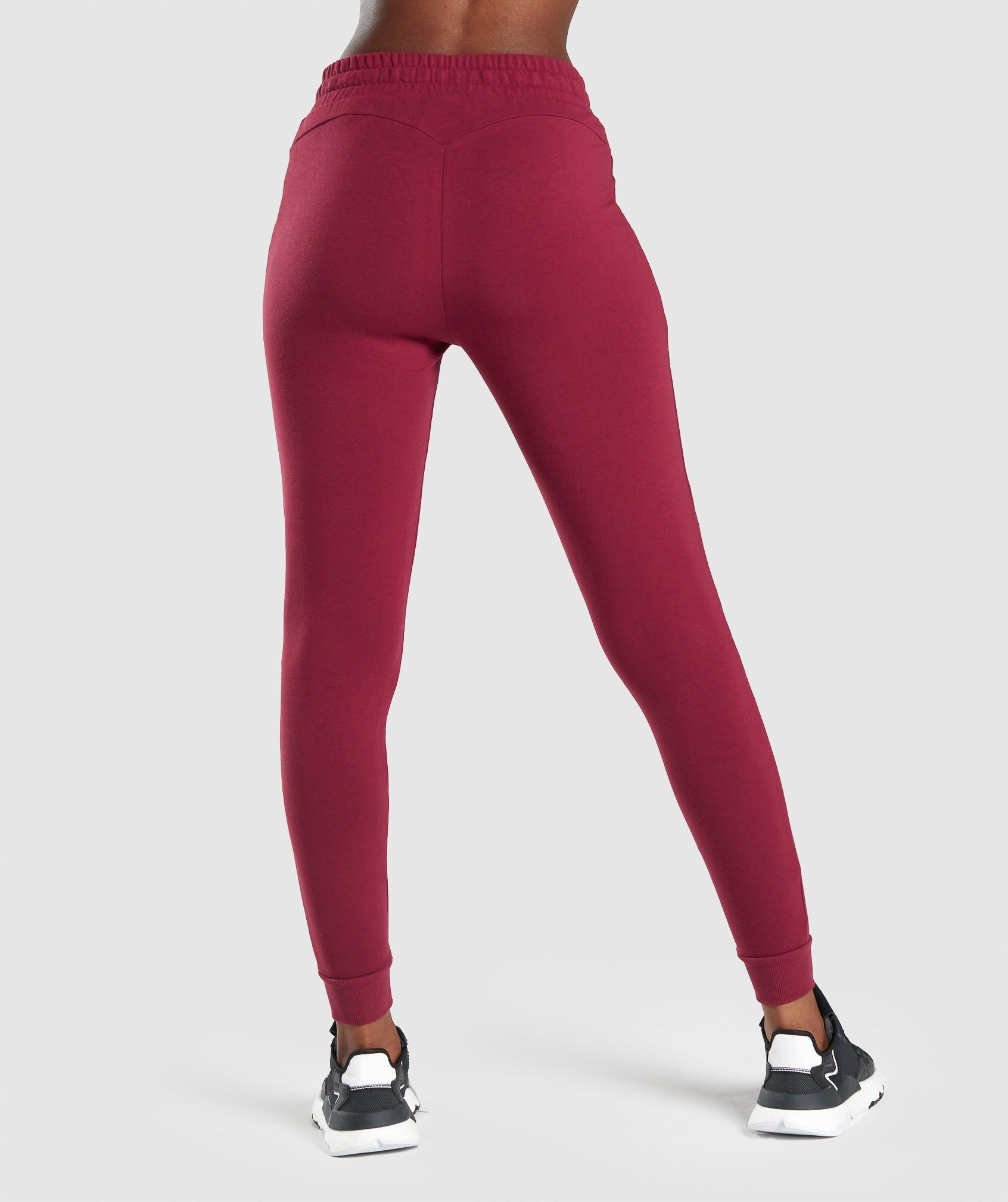 Gymshark Women's Size Small Slounge Soft Joggers Leggings Maroon Red Marl