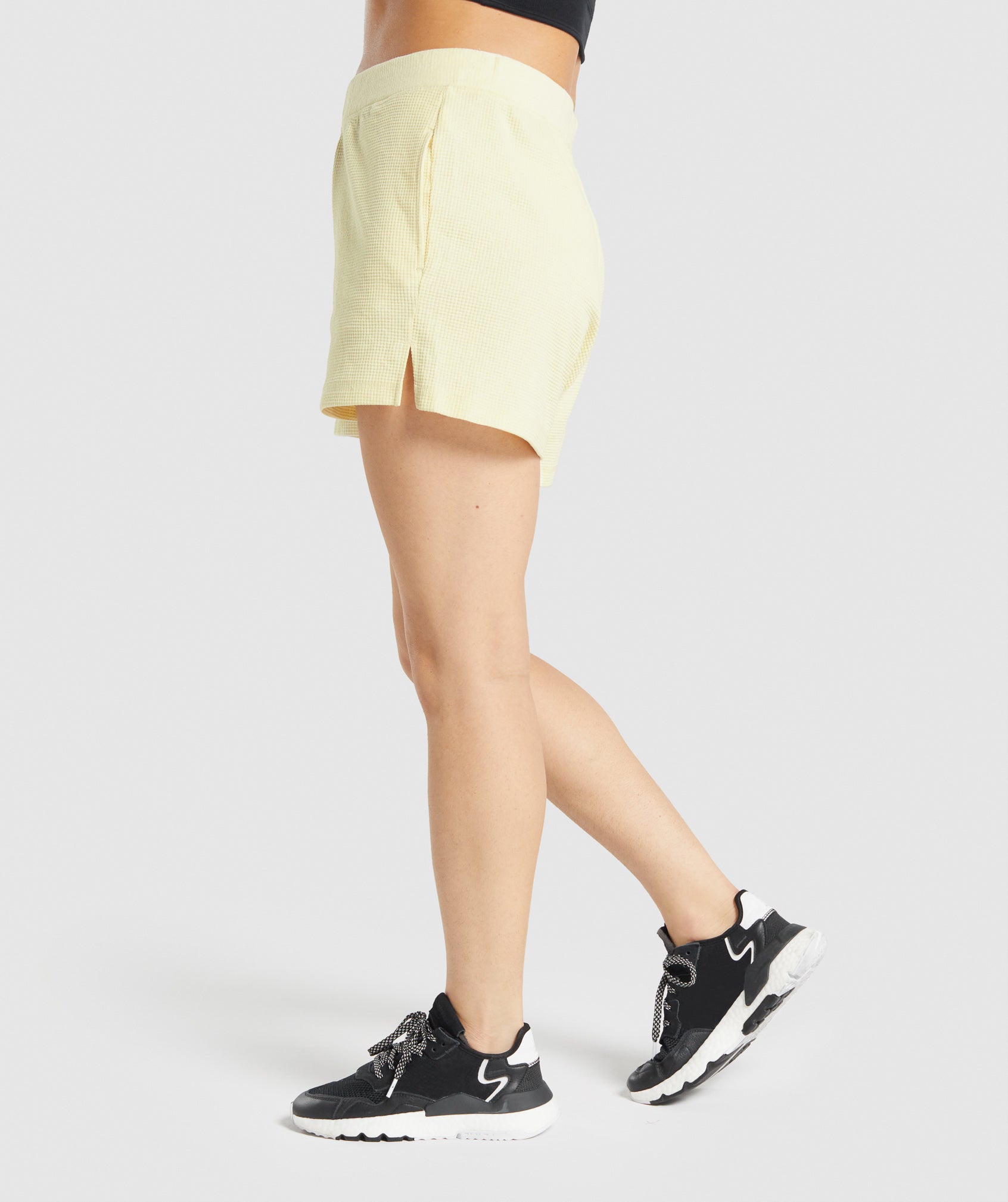 Pause Loose Shorts in Yellow
