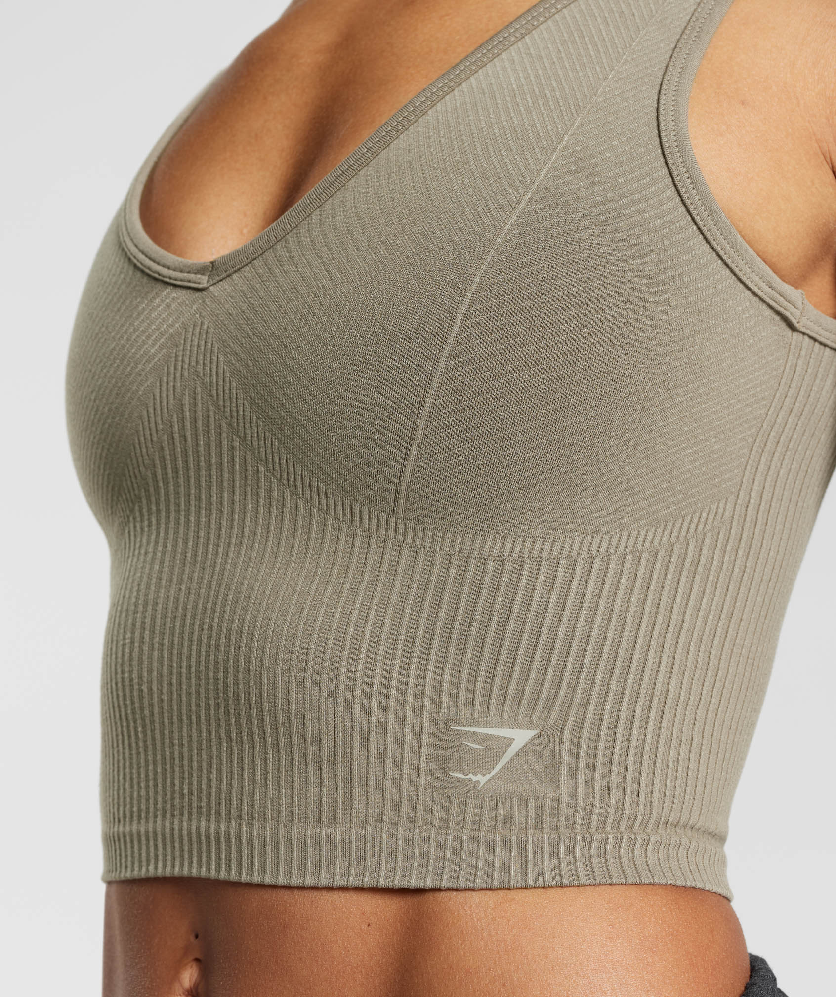 Gymshark Rest Day Seamless Bralette - Oak Brown