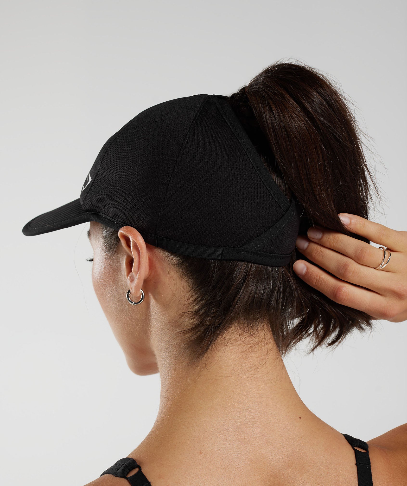 Gymshark Ponytail Cap - Black | Gymshark