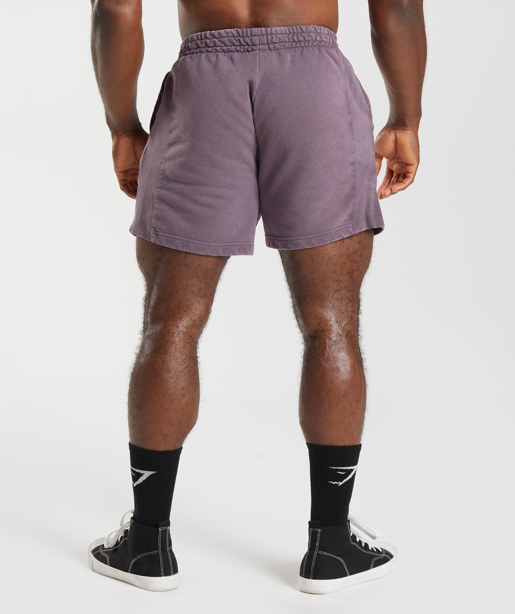 Power Washed 5" Shorts in Musk Lilac - view 2