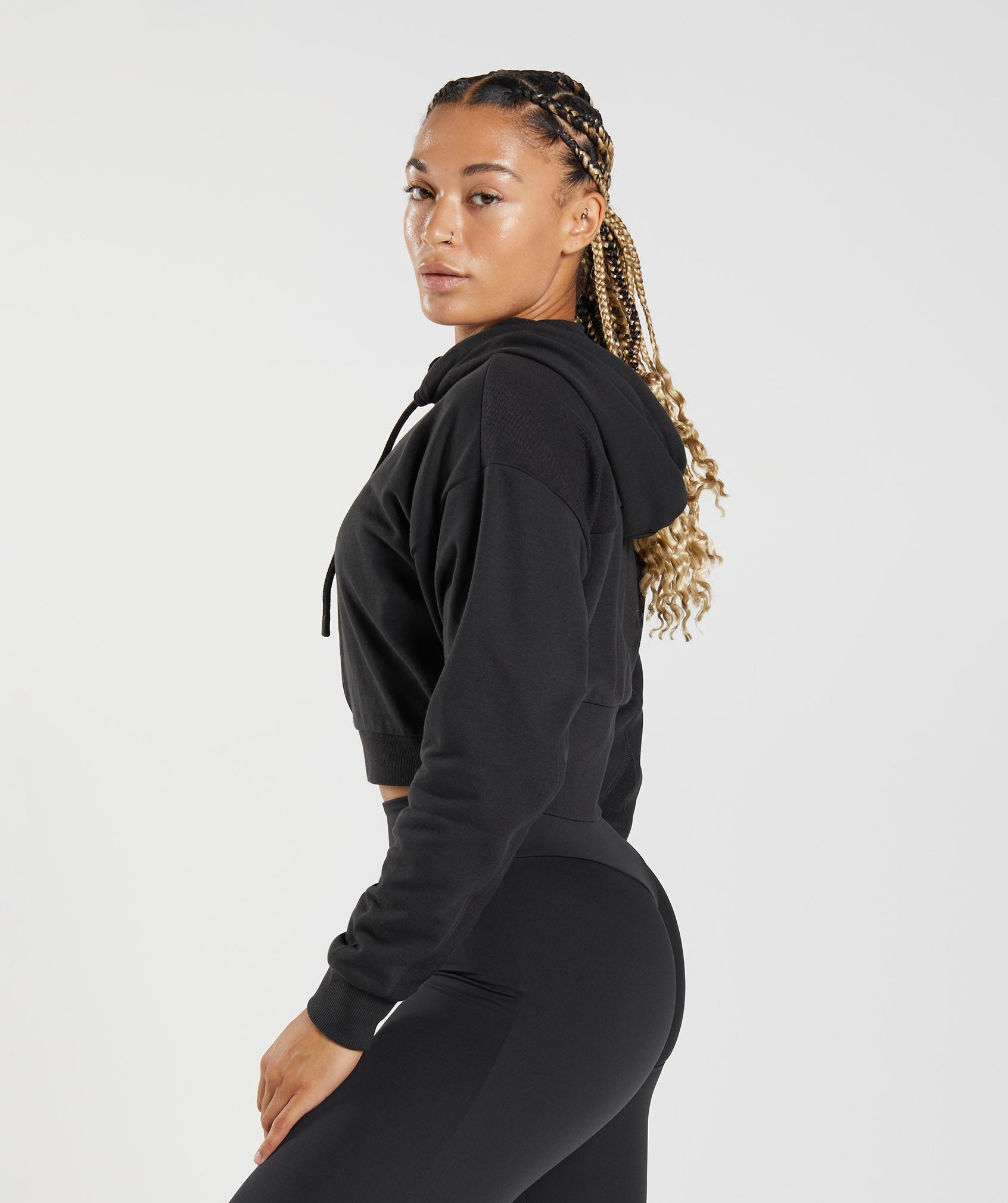 Cropped Hoodies de Gimnasio para Mujer - Gymshark