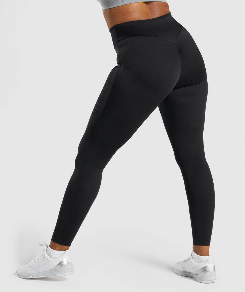 GS Power Leggings - Black | Gymshark