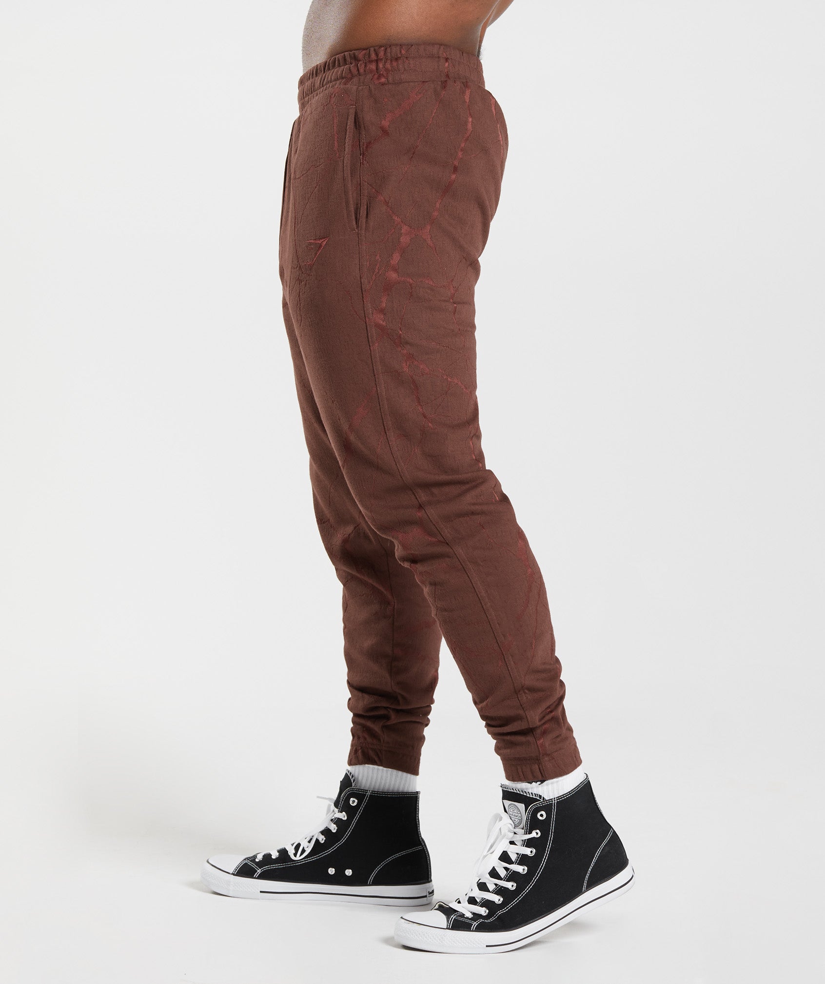 Power Joggers in Cherry Brown Print - view 3