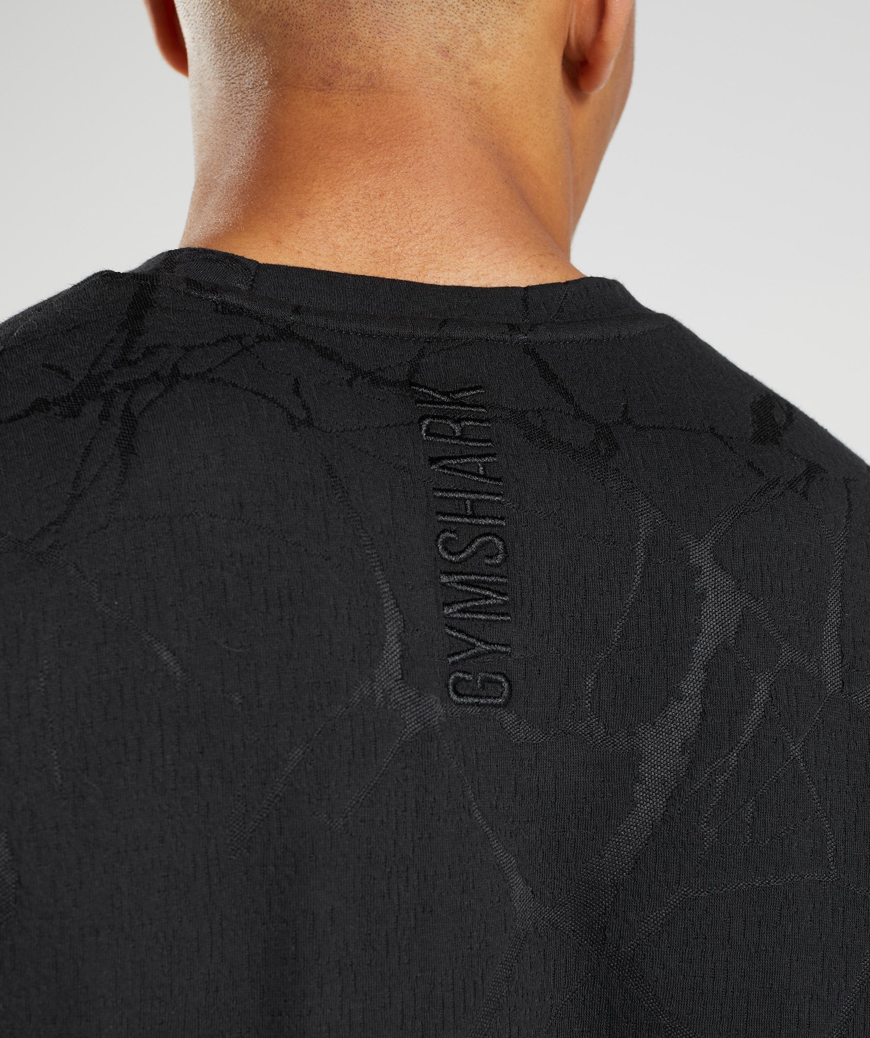 Gymshark Power Washed Short Sleeve Crew - Black