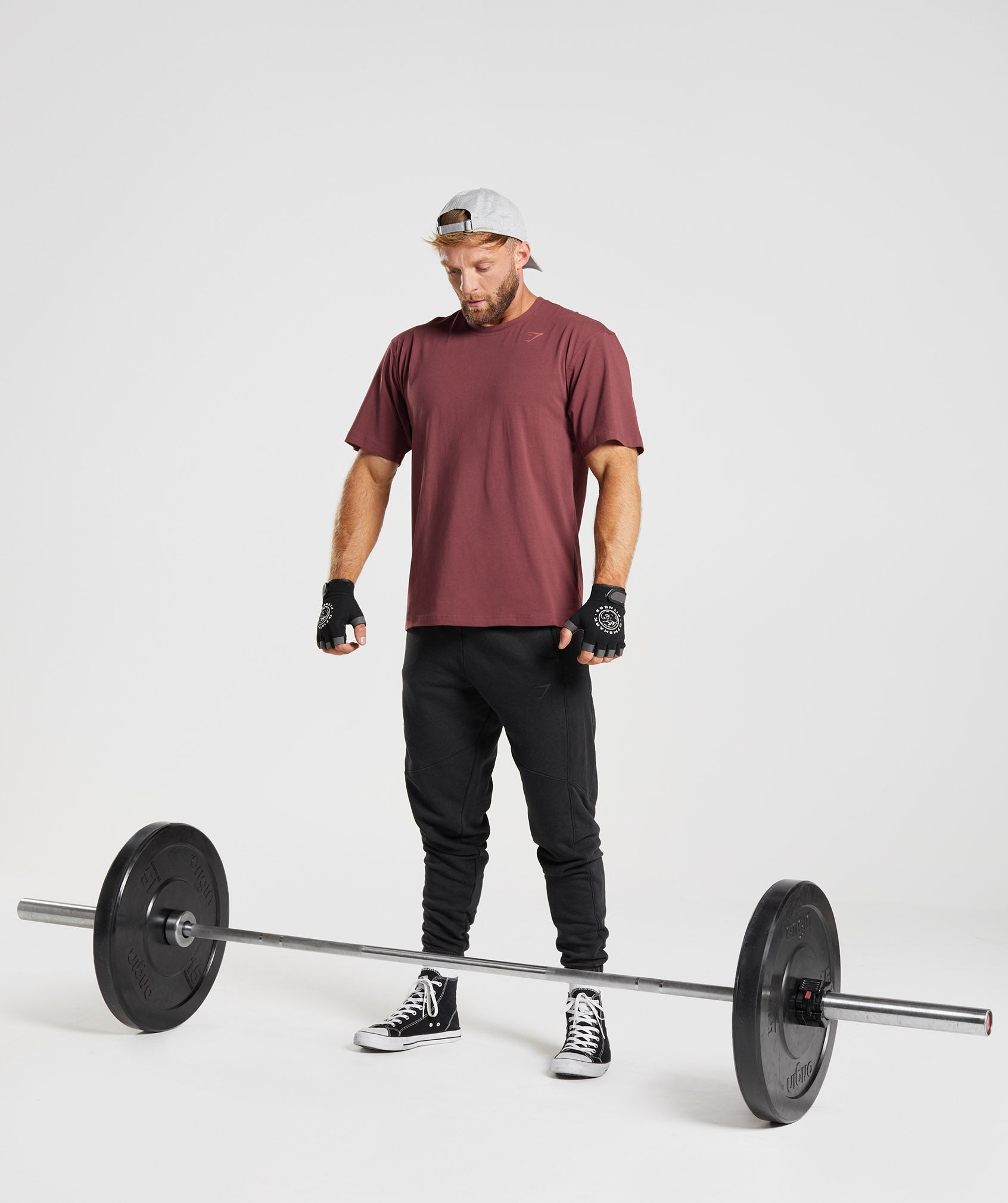 Gymshark Legacy T-Shirt - Cherry Brown