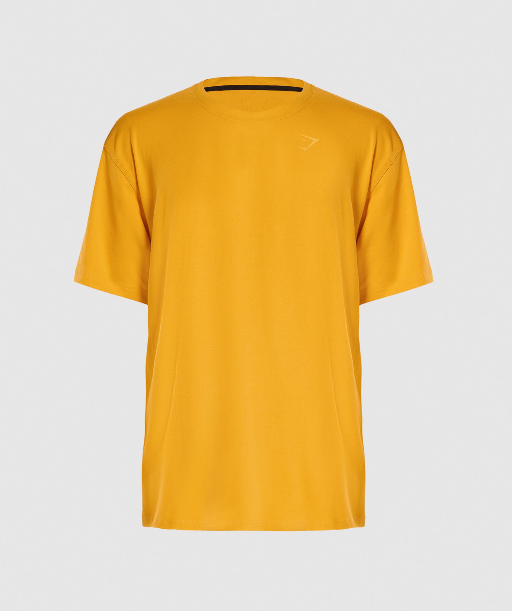 Gymshark Geo Seamless T-Shirt - Sunny Yellow/White