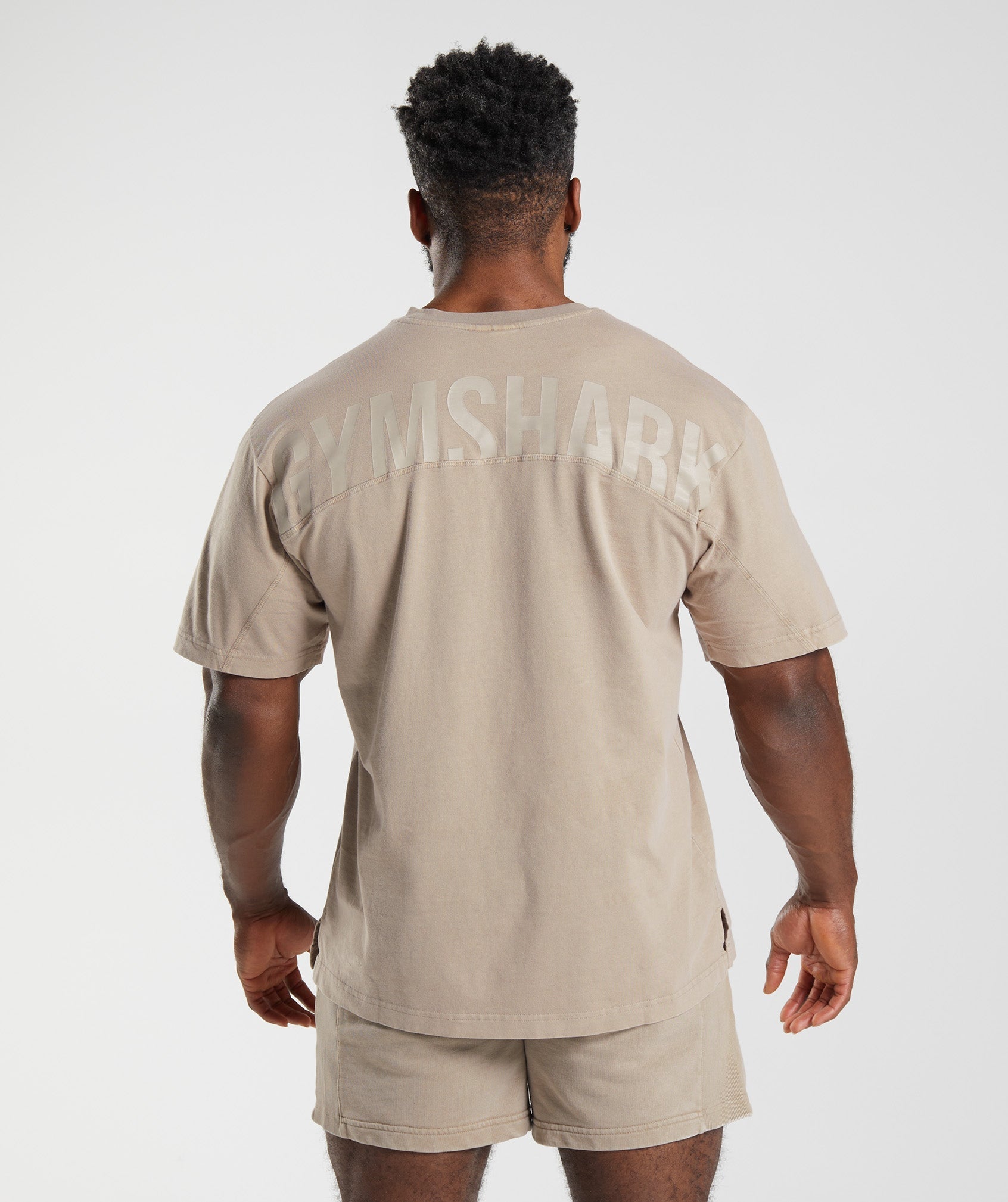 Power Washed T-Shirt in Cement Brown - view 1