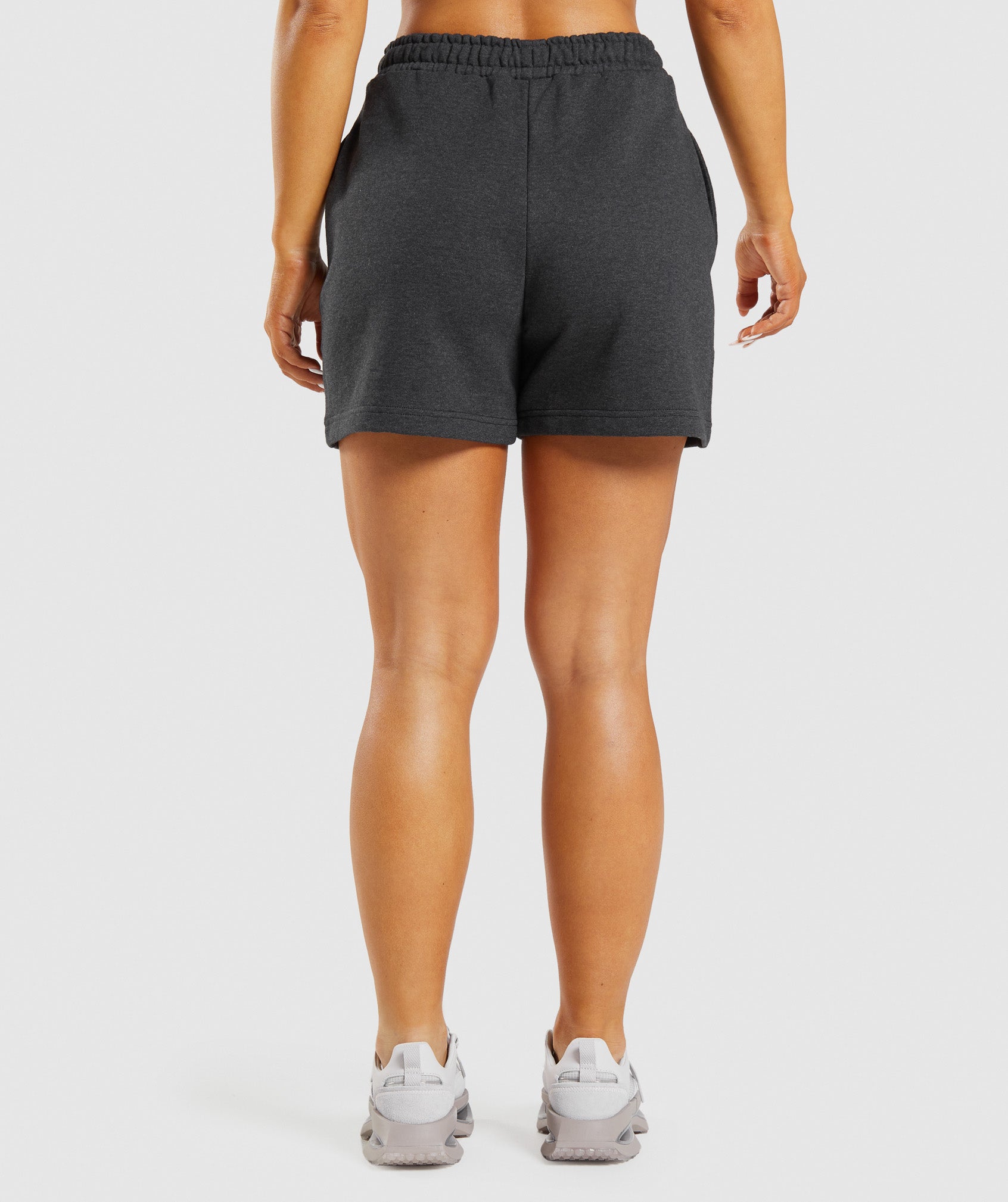 Gymshark Training Fleece Shorts - Light Grey Core Marl | Gymshark