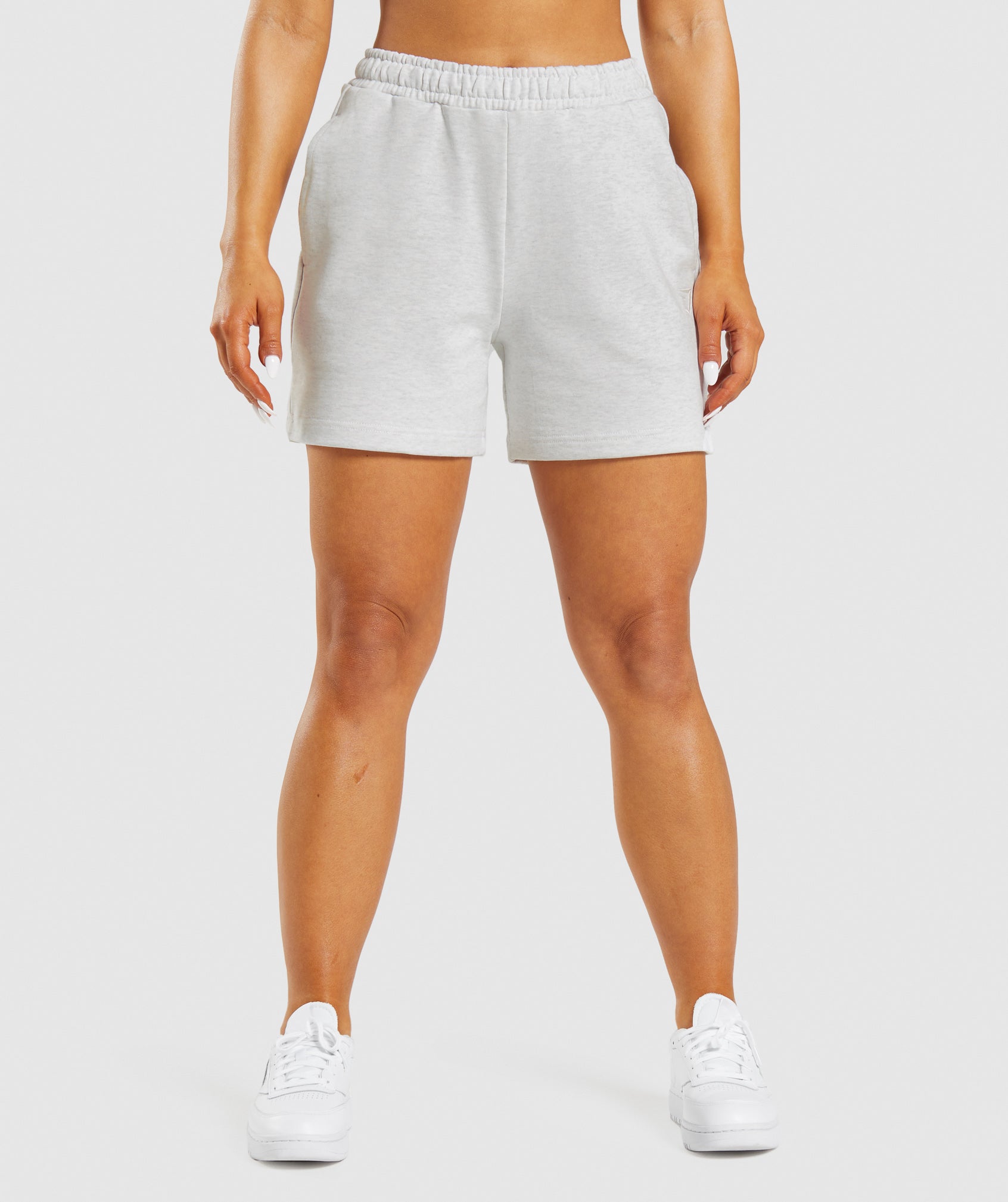 Rest Day Sweats Shorts in Cloud Marl - view 1