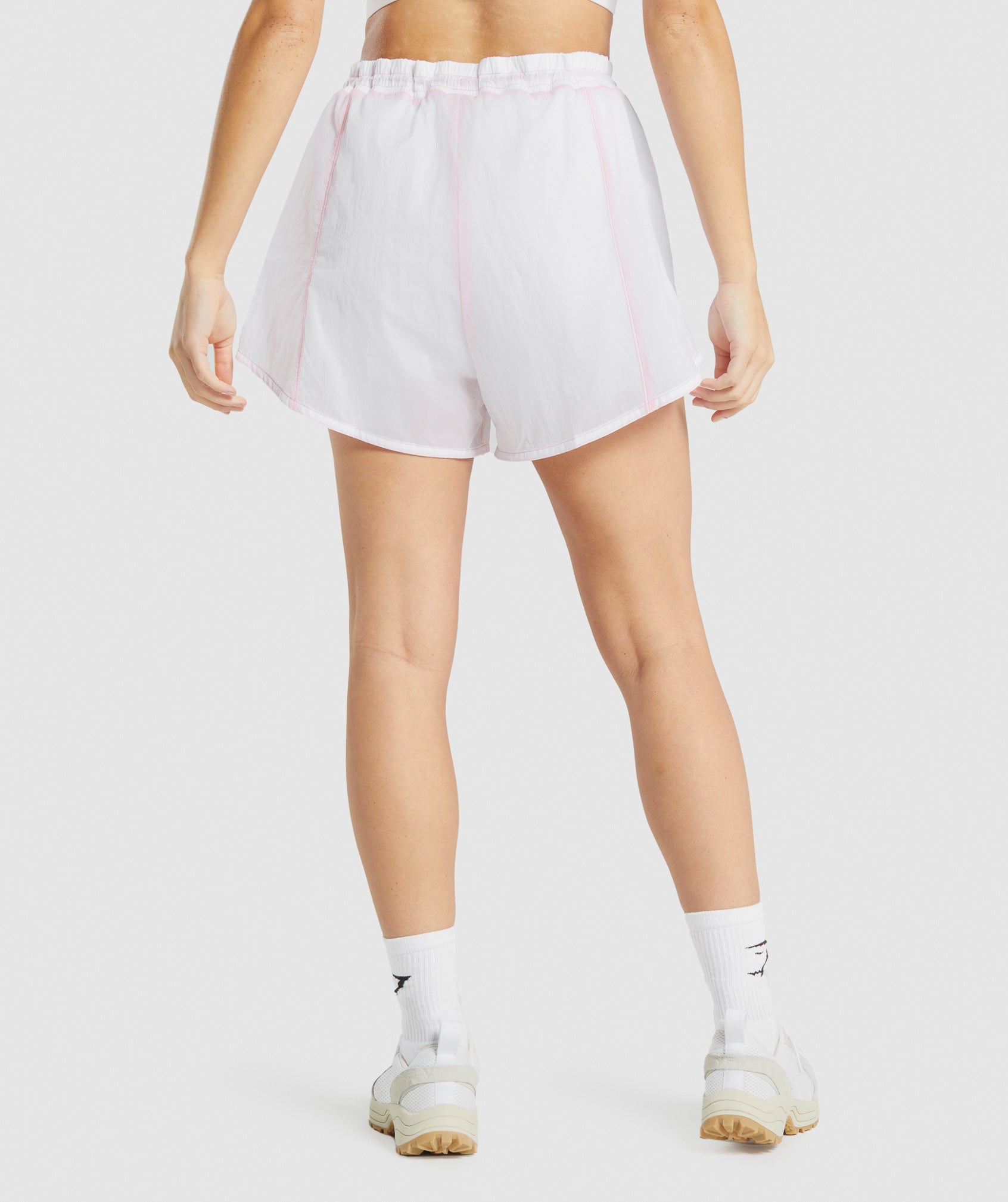 DZ, Flux 2-in-1 Shorts - White, Workout Shorts Women
