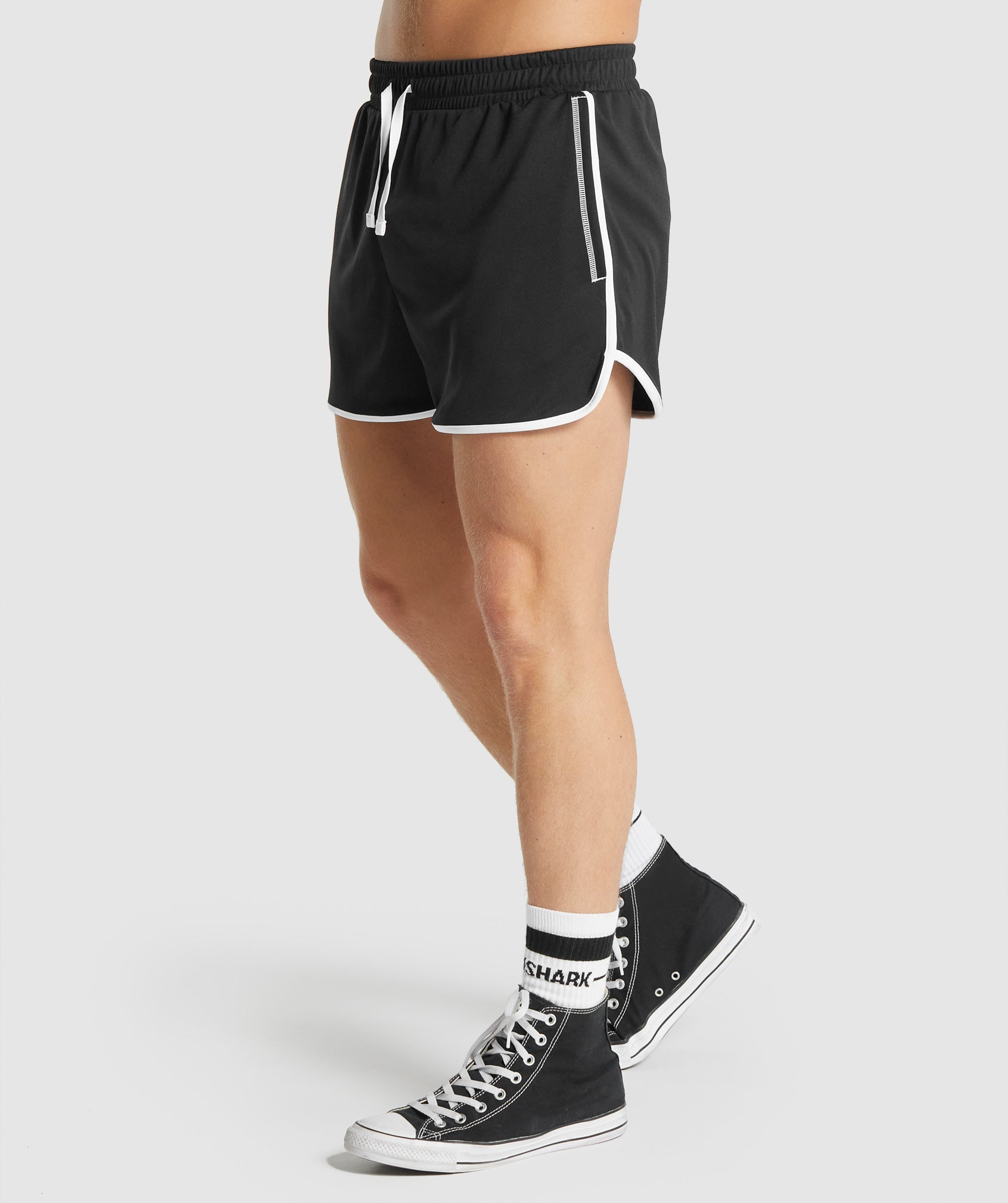 Recess 3" Quad Shorts in Black - view 4