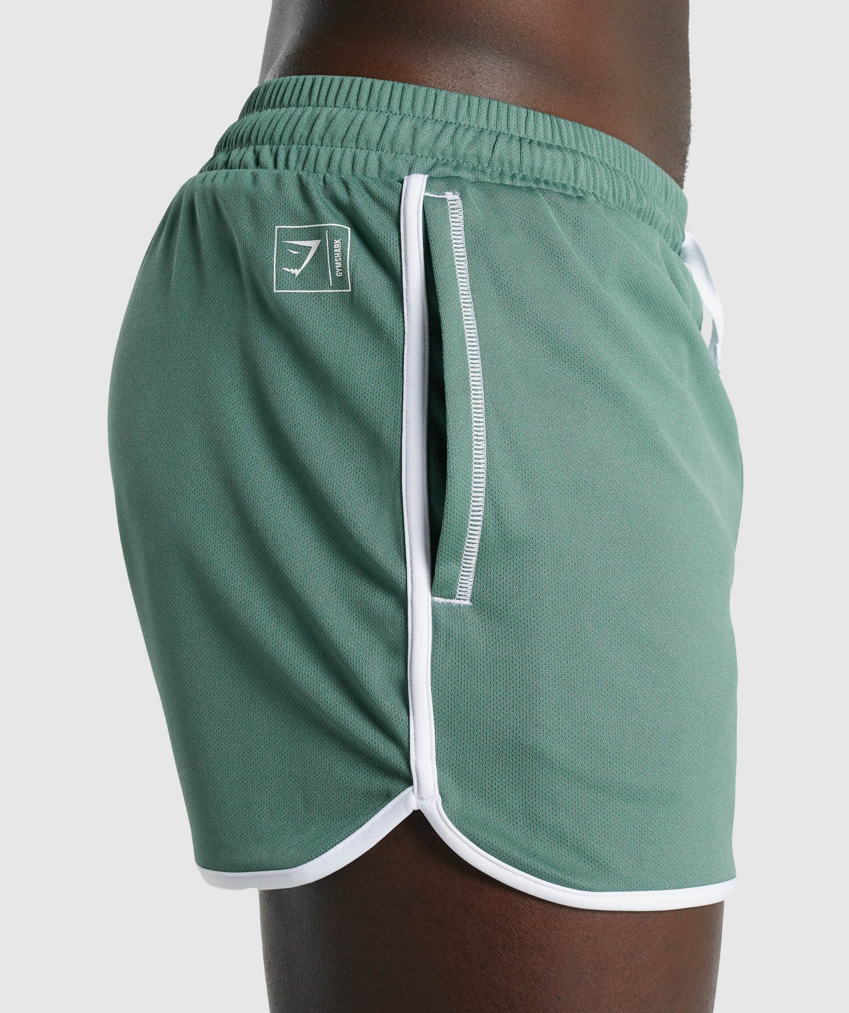 Recess 3" Quad Shorts in Green - view 6