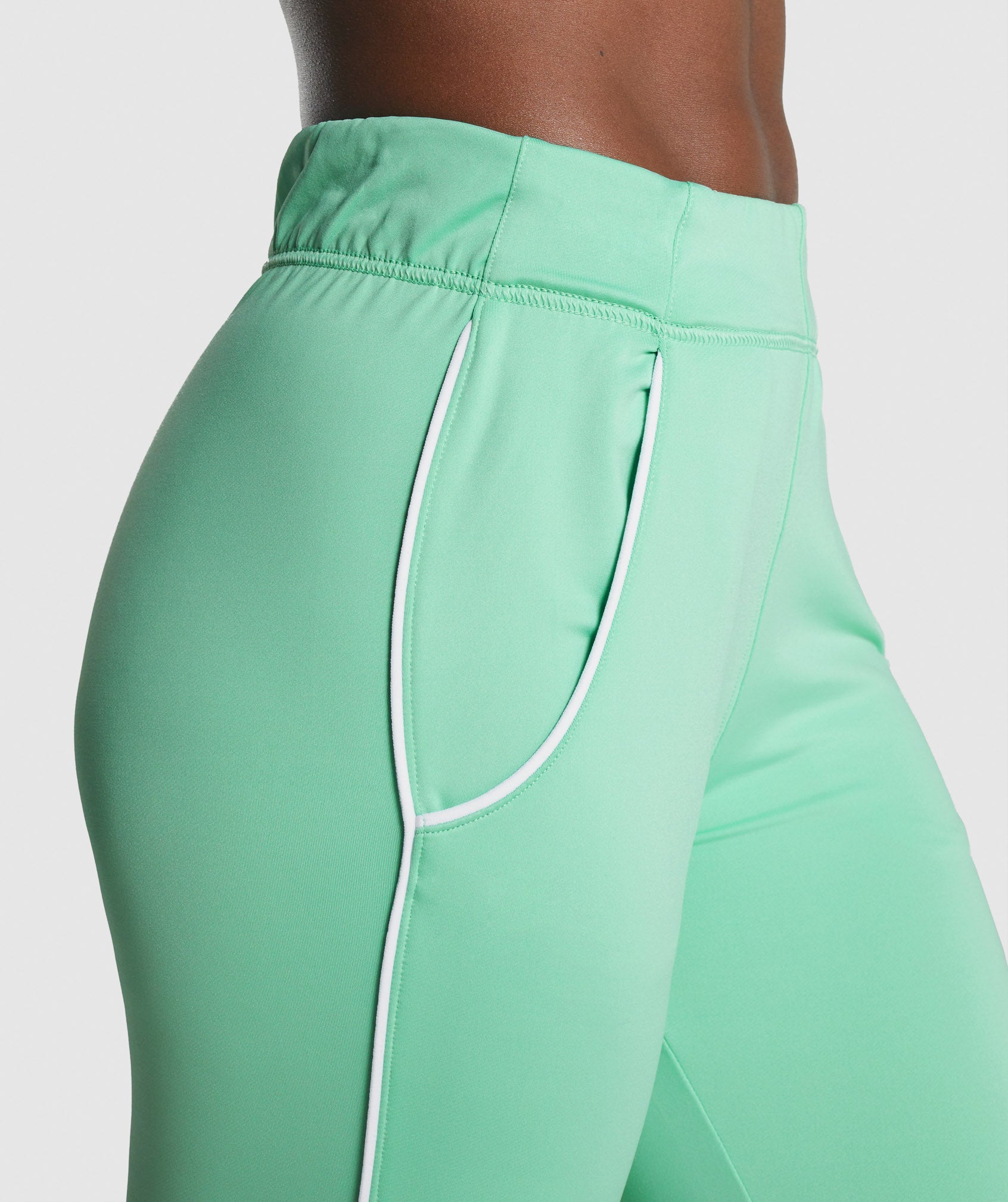 Women's Gymshark Recess Track training trousers cactus green 