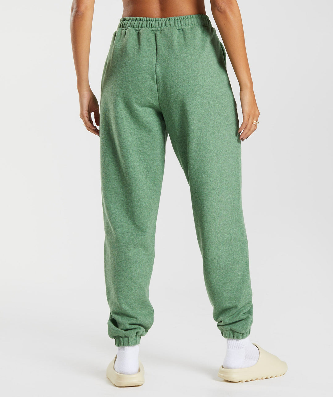 Gymshark Rest Day Sweats Joggers - Crocodile Green Marl | Gymshark