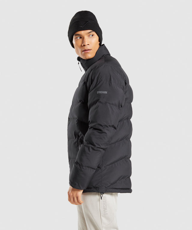 Gymshark Restore Puffer Jacket - Black | Gymshark