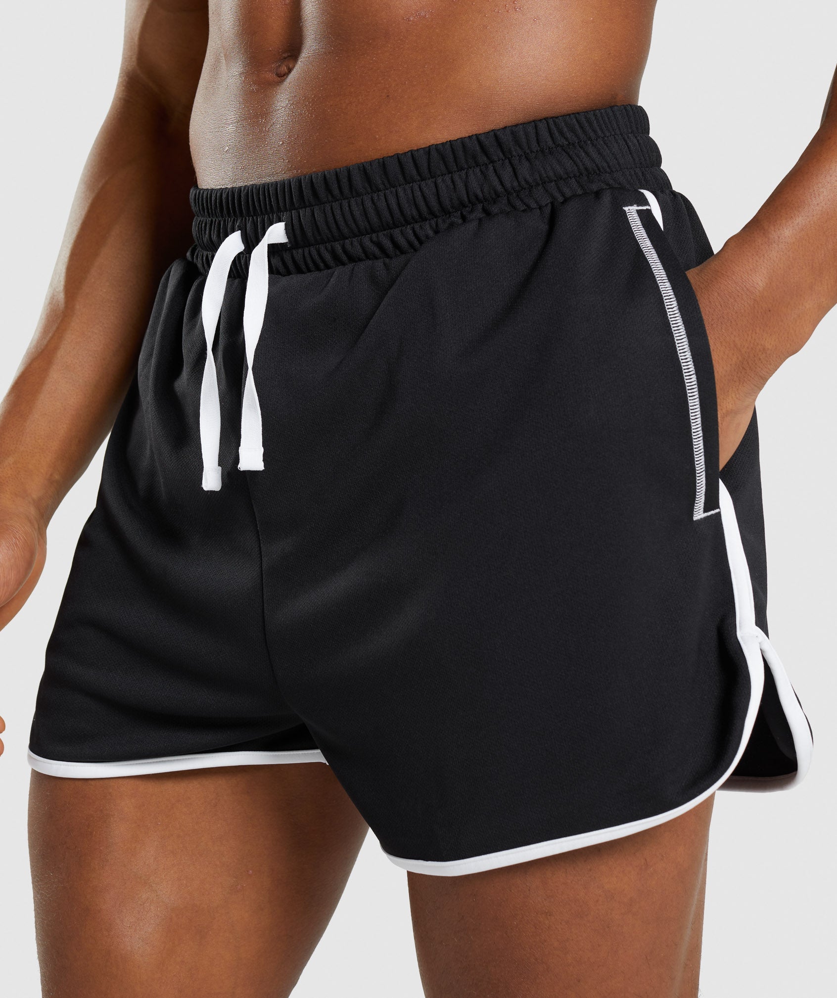 Gymshark Recess 3 Shorts - Black/White