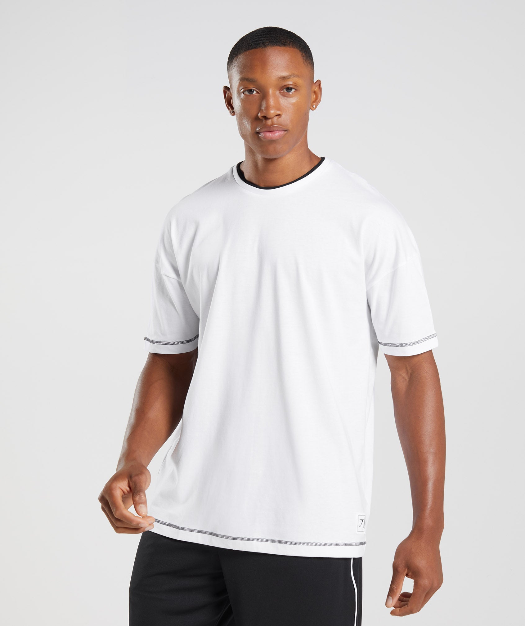 Gymshark Recess T-Shirt - White/Black | Gymshark
