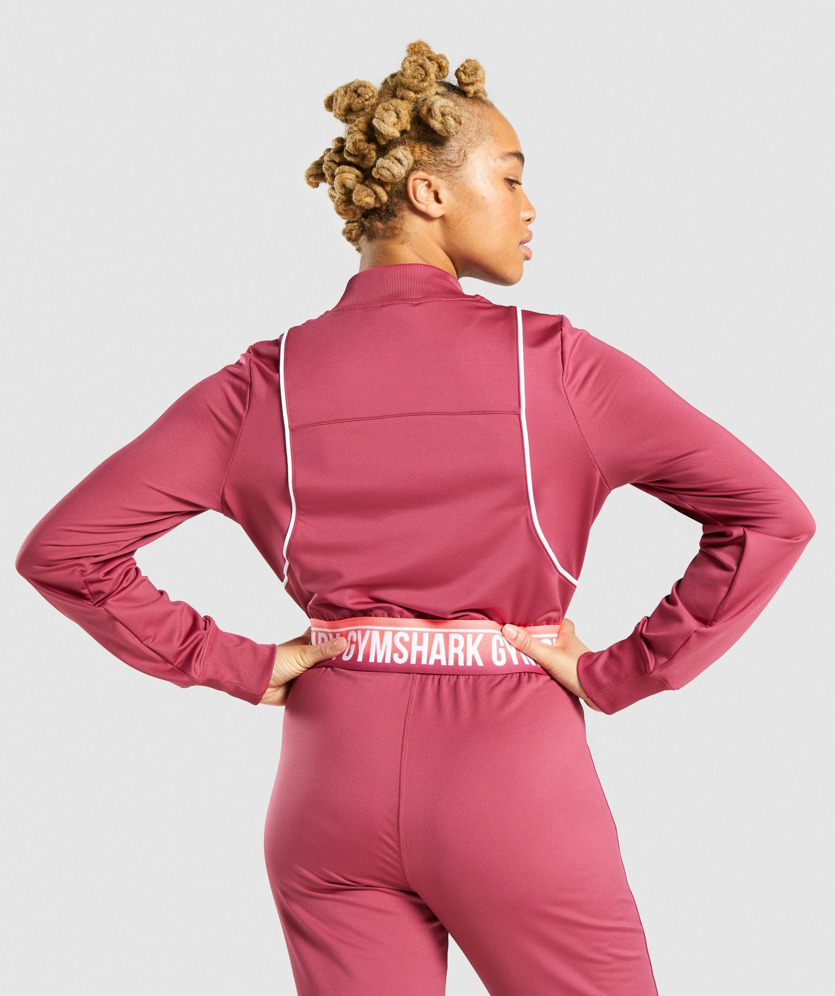 Recess Track Top in Pink - view 3