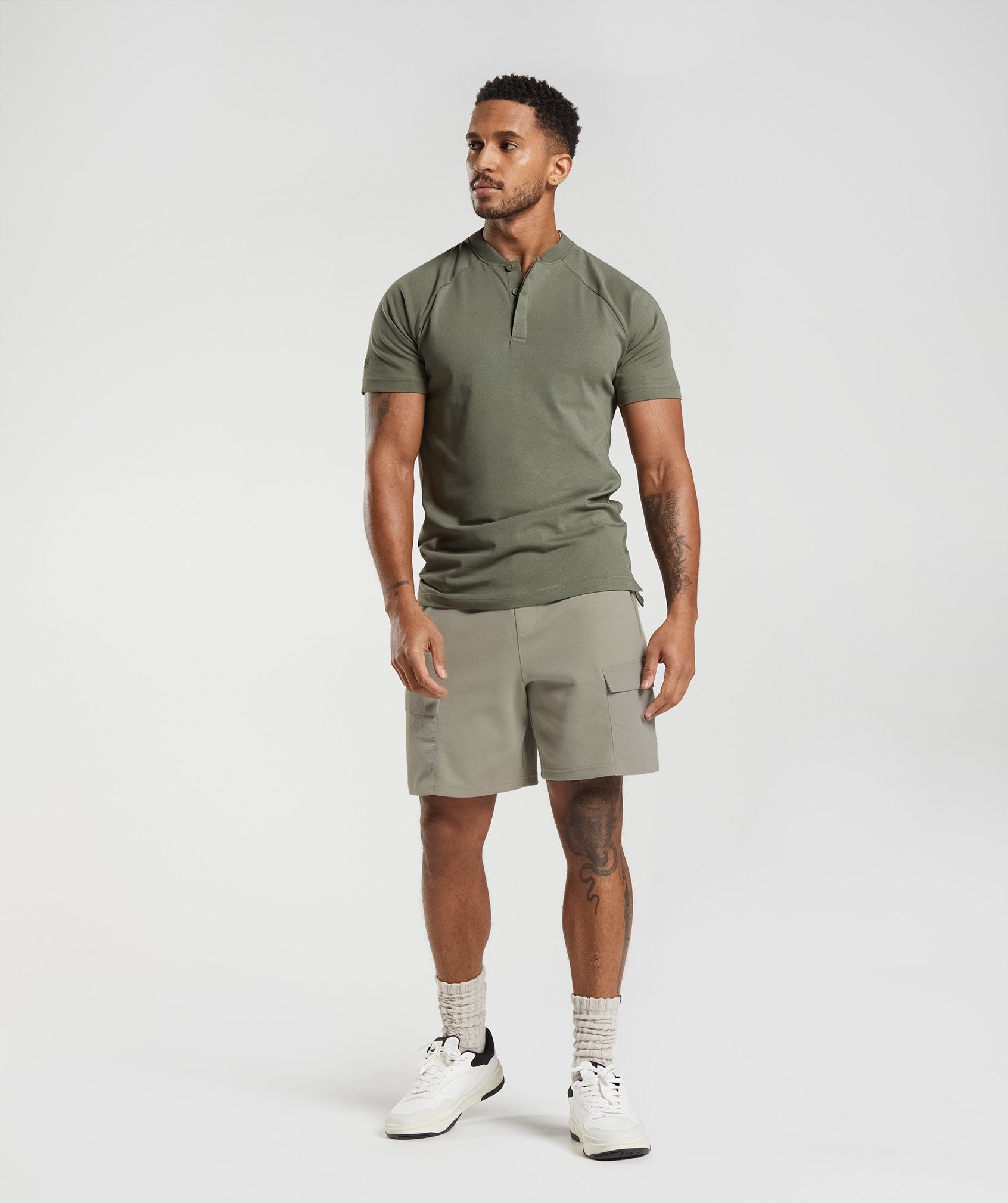 Rest Day Commute Polo Shirt in Dusty Olive - view 4